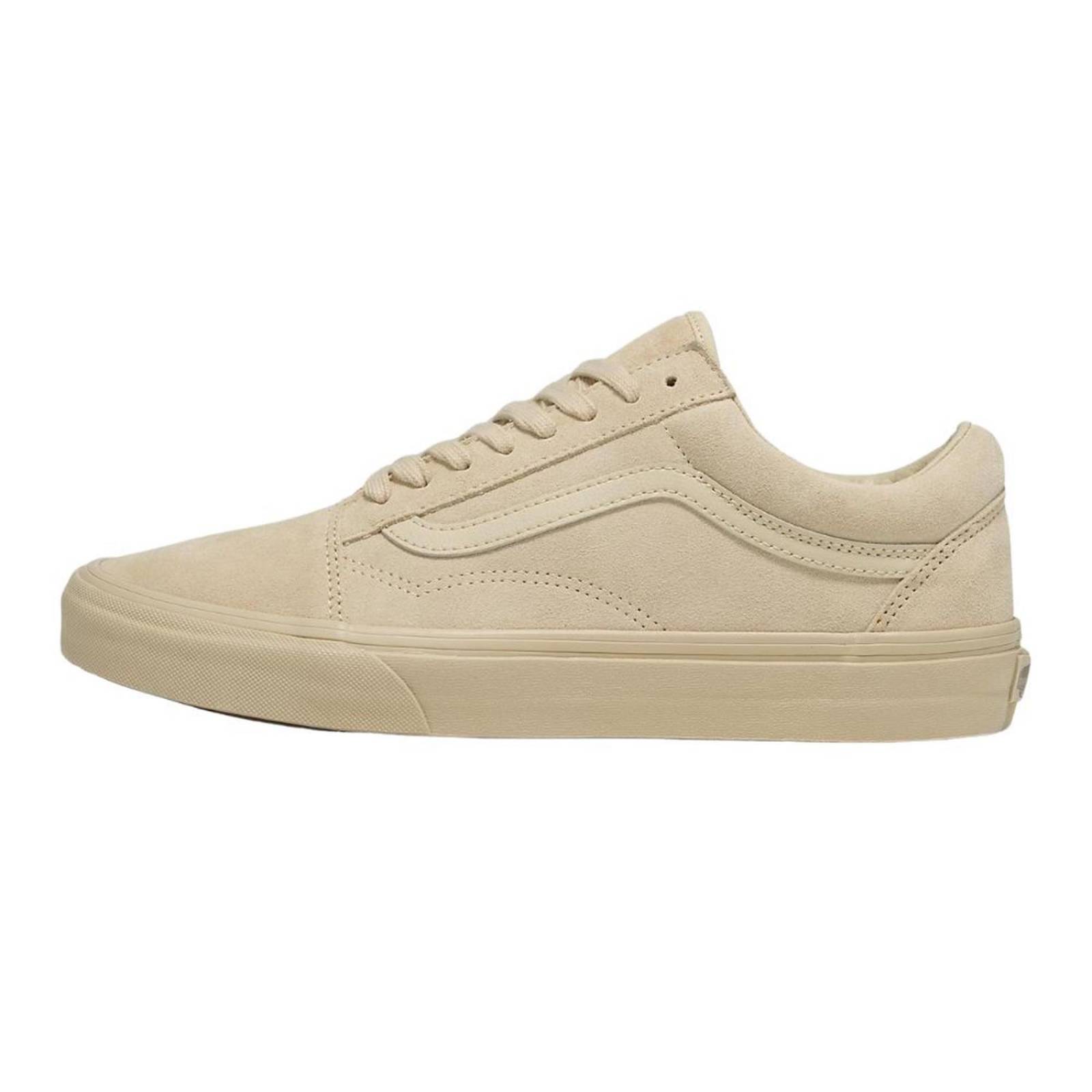 Tenis Vans Old Skool Mono Suede Tan Unisex Moda Urbana 