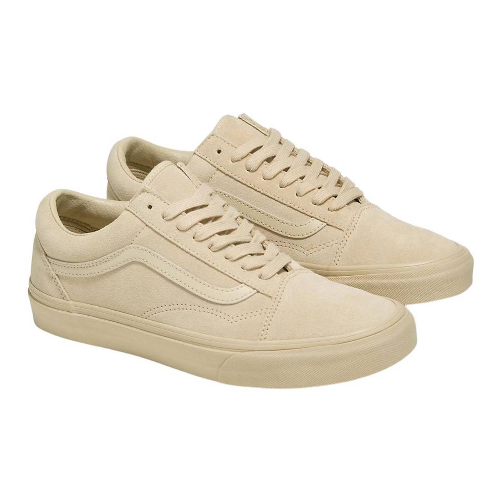 Tenis Vans Old Skool Mono Suede Tan Unisex Moda Urbana 