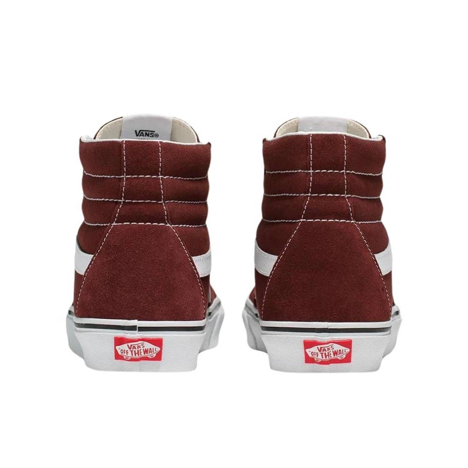 Tenis Vans SK8-HI Suede Vino Unisex Moda Urbana