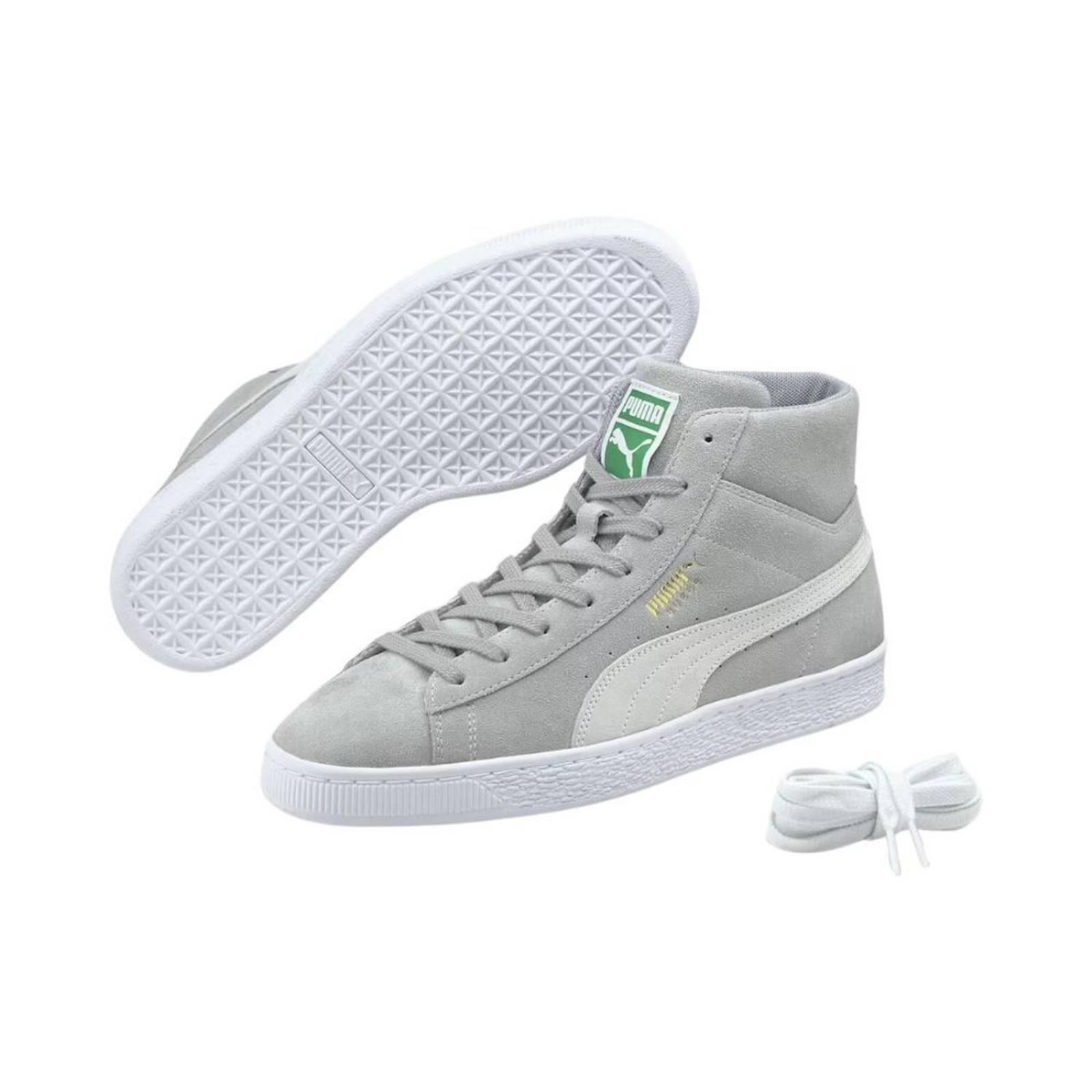 Tenis Puma Suede Mid Grey Hombre Casual