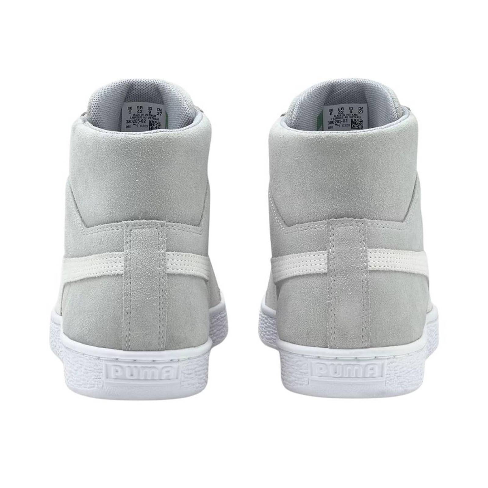 Tenis Puma Suede Mid Grey Hombre Casual