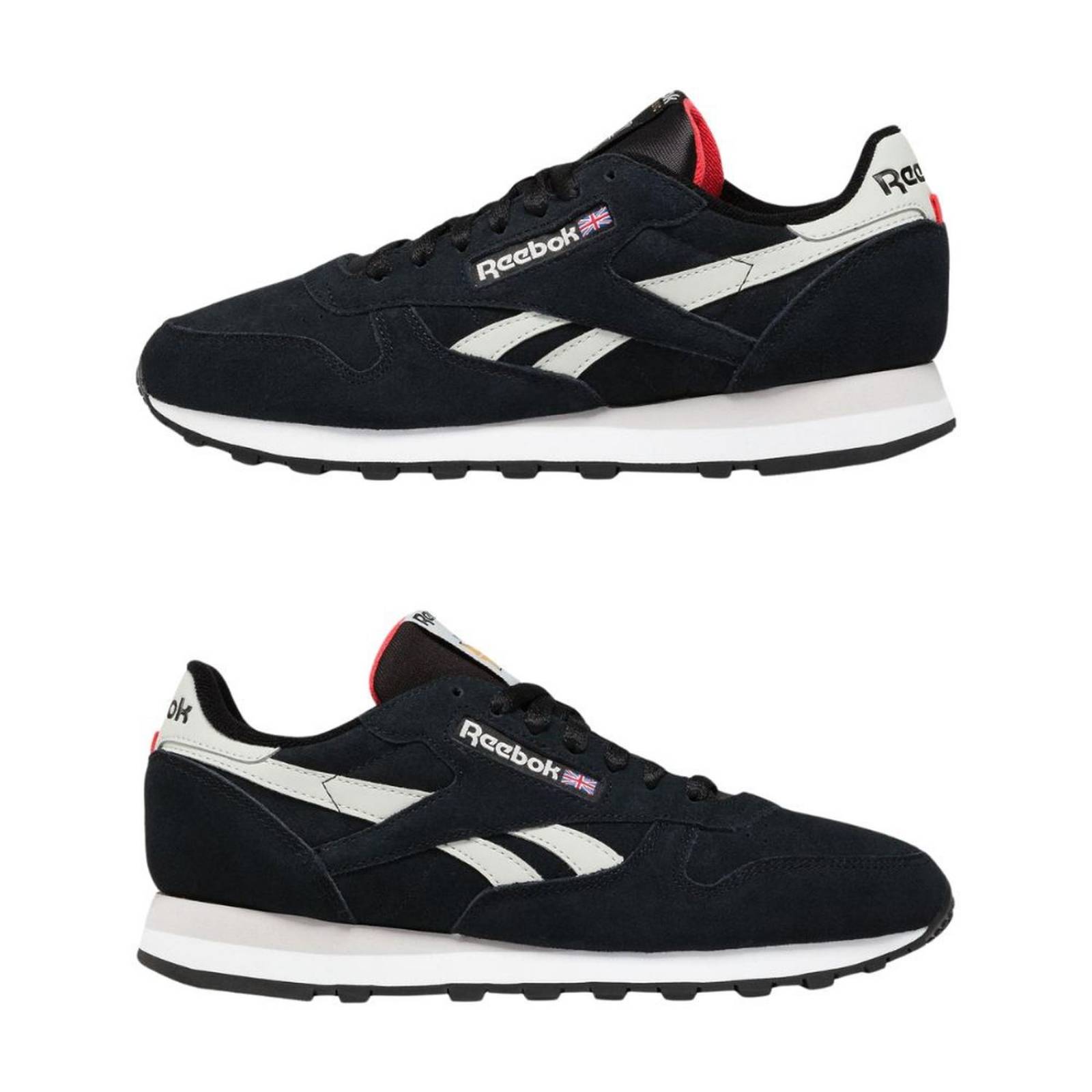 Tenis Reebok Classic Suede Black Hombre Moda Casual 