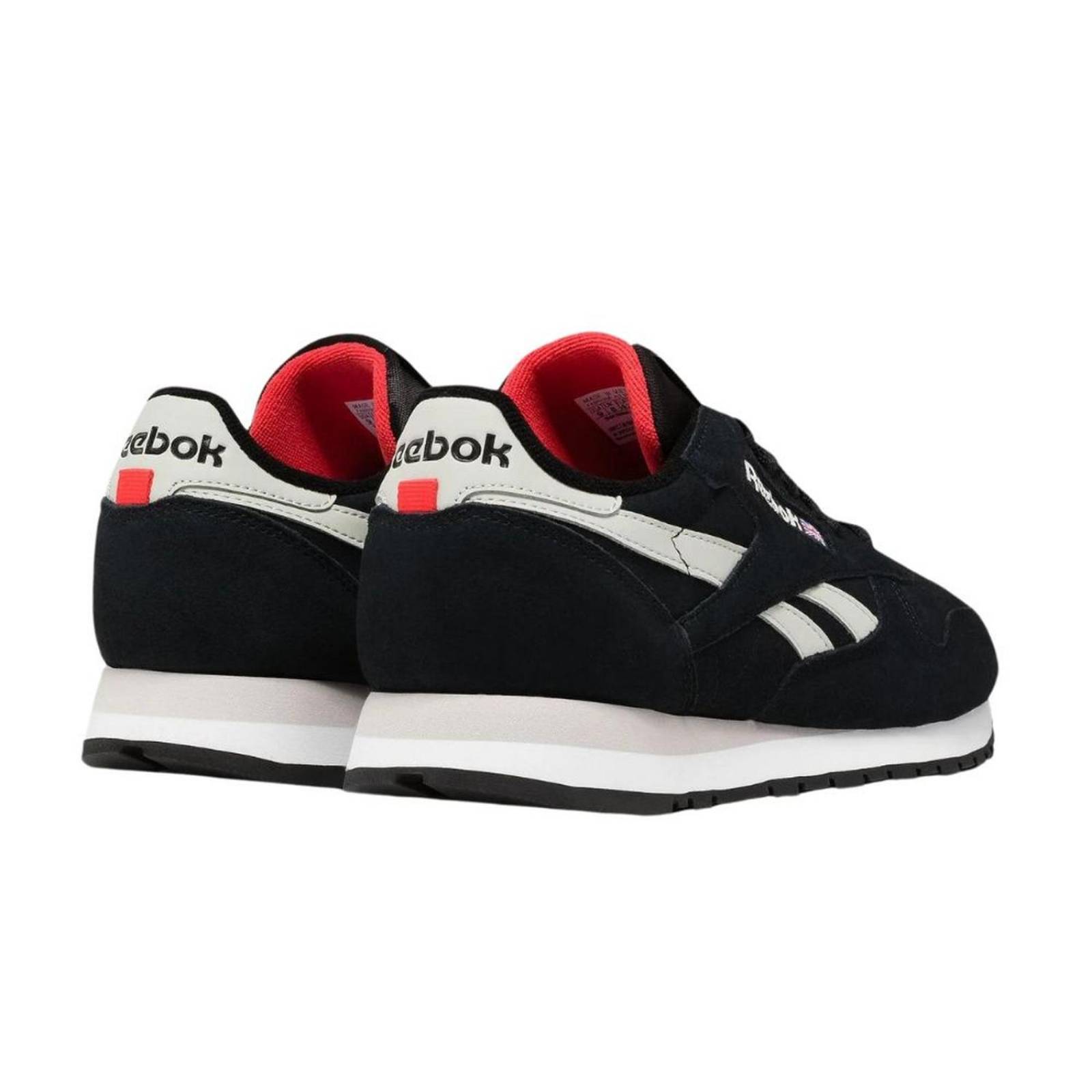Tenis Reebok Classic Suede Black Hombre Moda Casual 