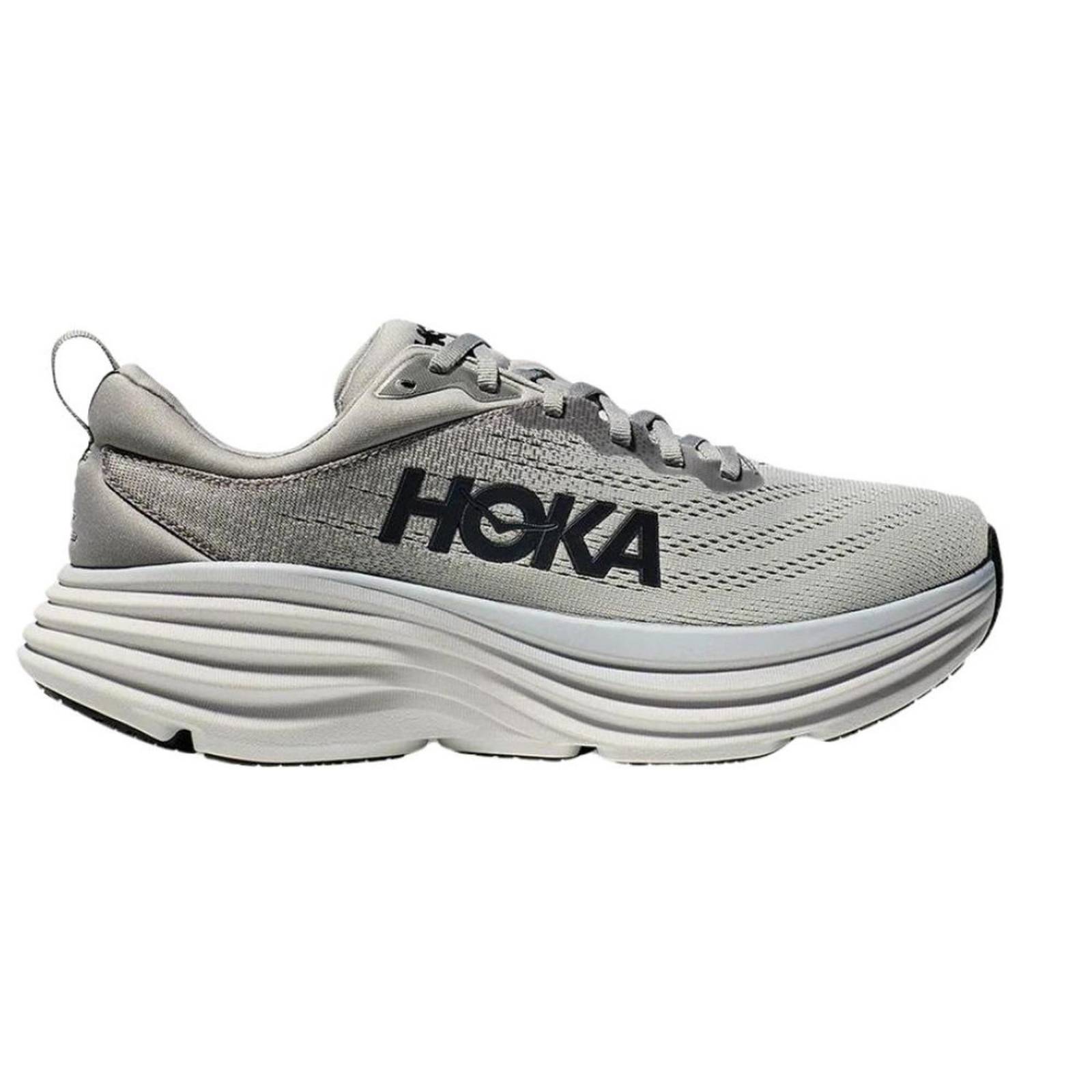 Tenis Hoka One Bondi 8 Hombre Gris Sport Caminar 