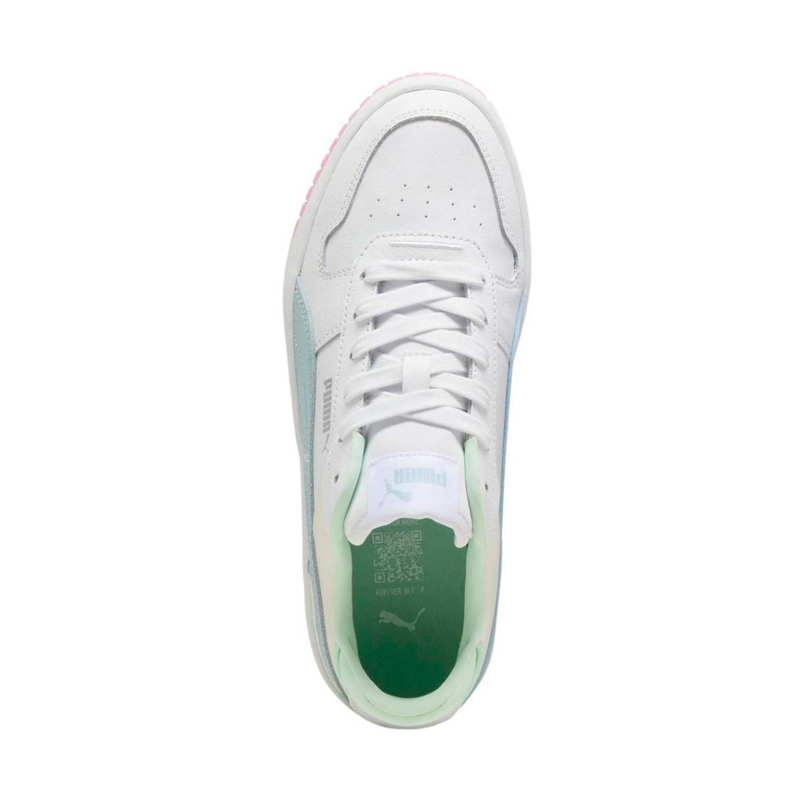 Tenis Puma Carina Street Blanco Mujer Moda Casual 