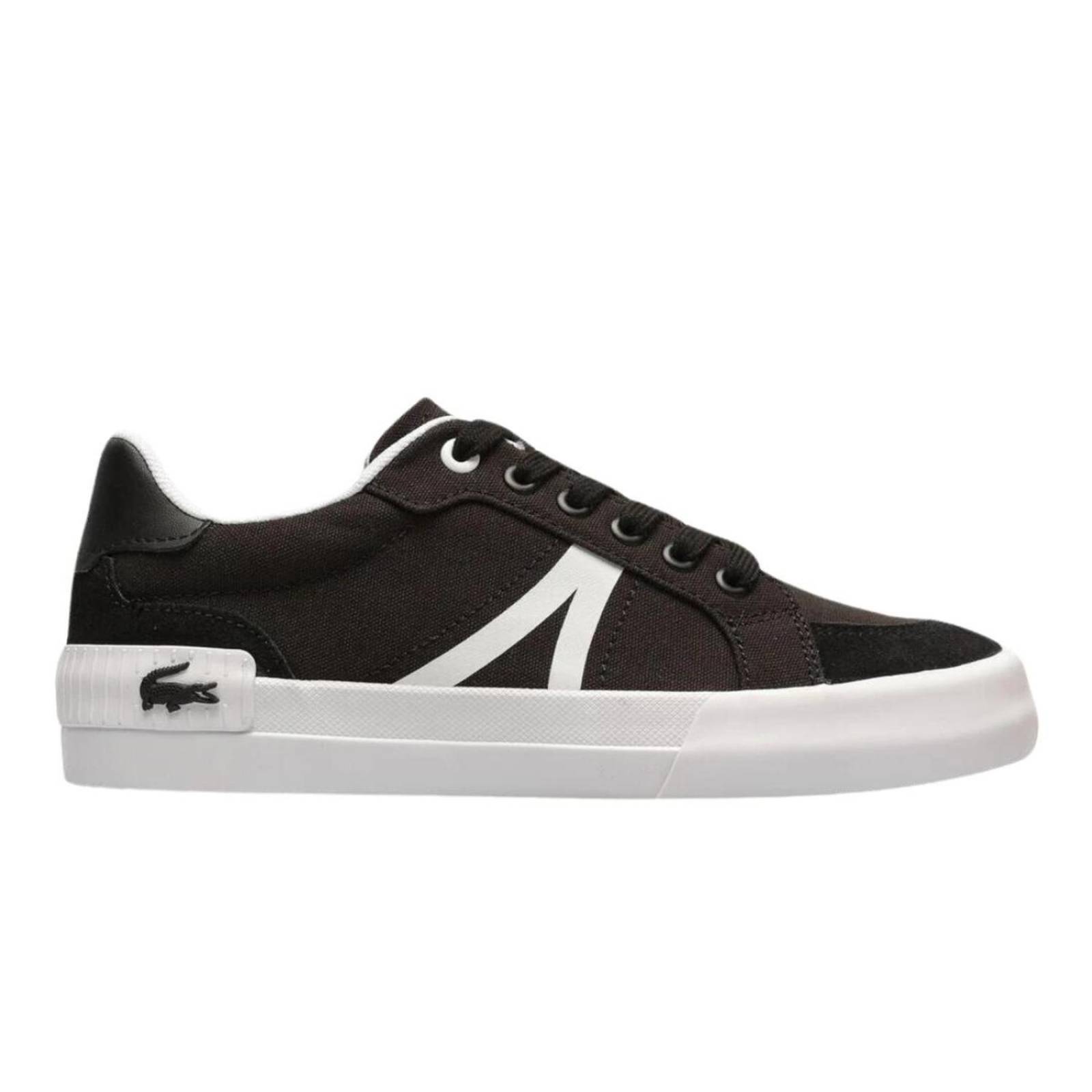 Tenis Lacoste L004 Mid Negro Mujer Casual