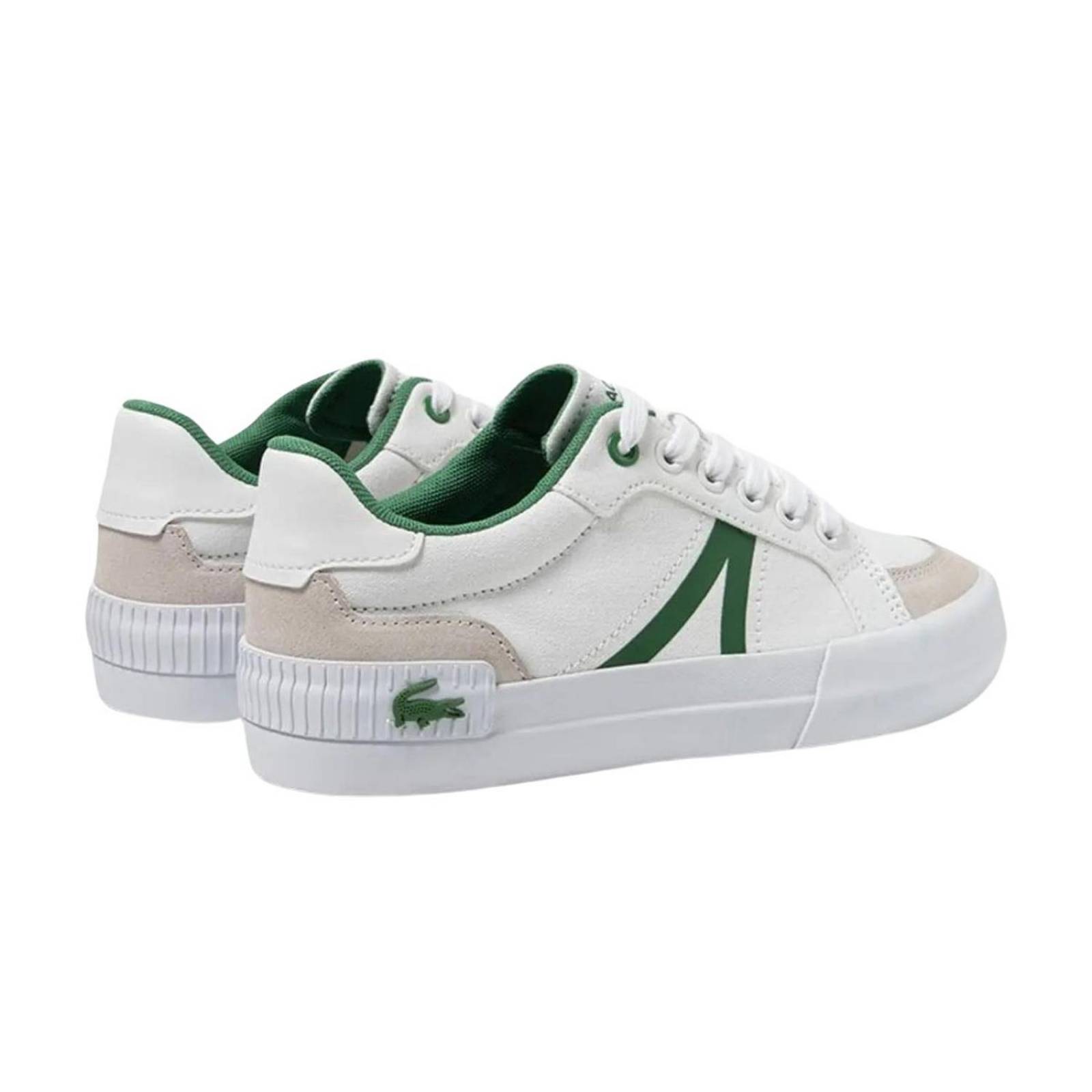 Tenis Lacoste L004 Blanco Mujer Moda Casual 