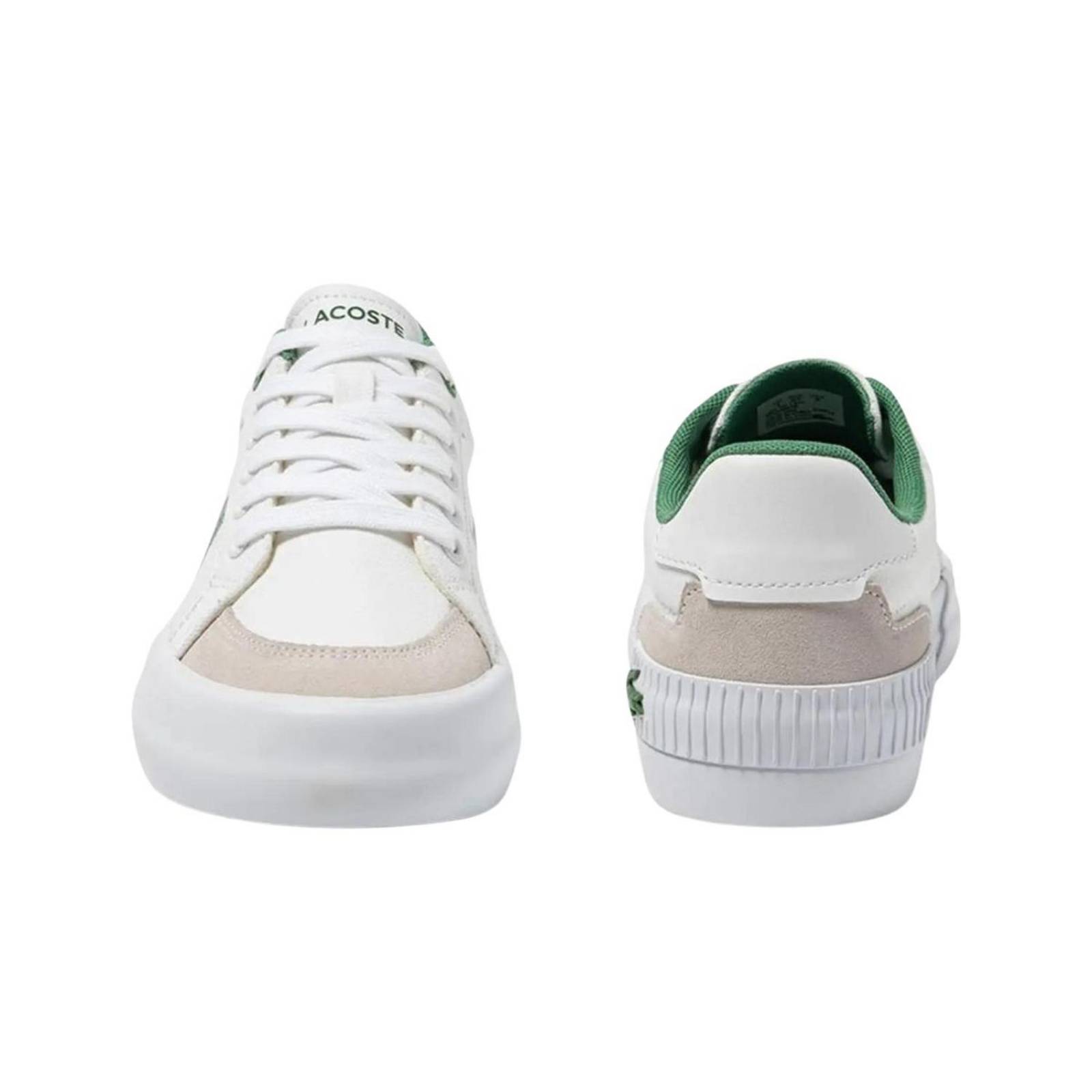 Tenis Lacoste L004 Blanco Mujer Moda Casual 