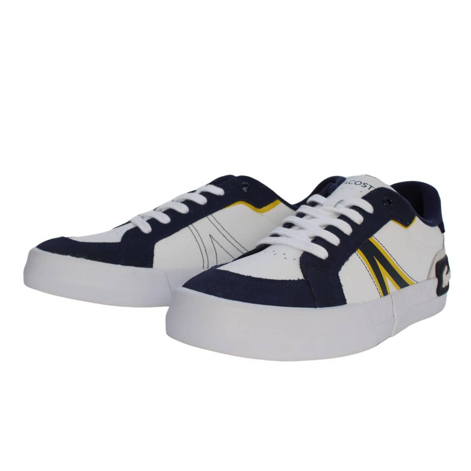Tenis Lacoste L004 White Navy Hombre Casual