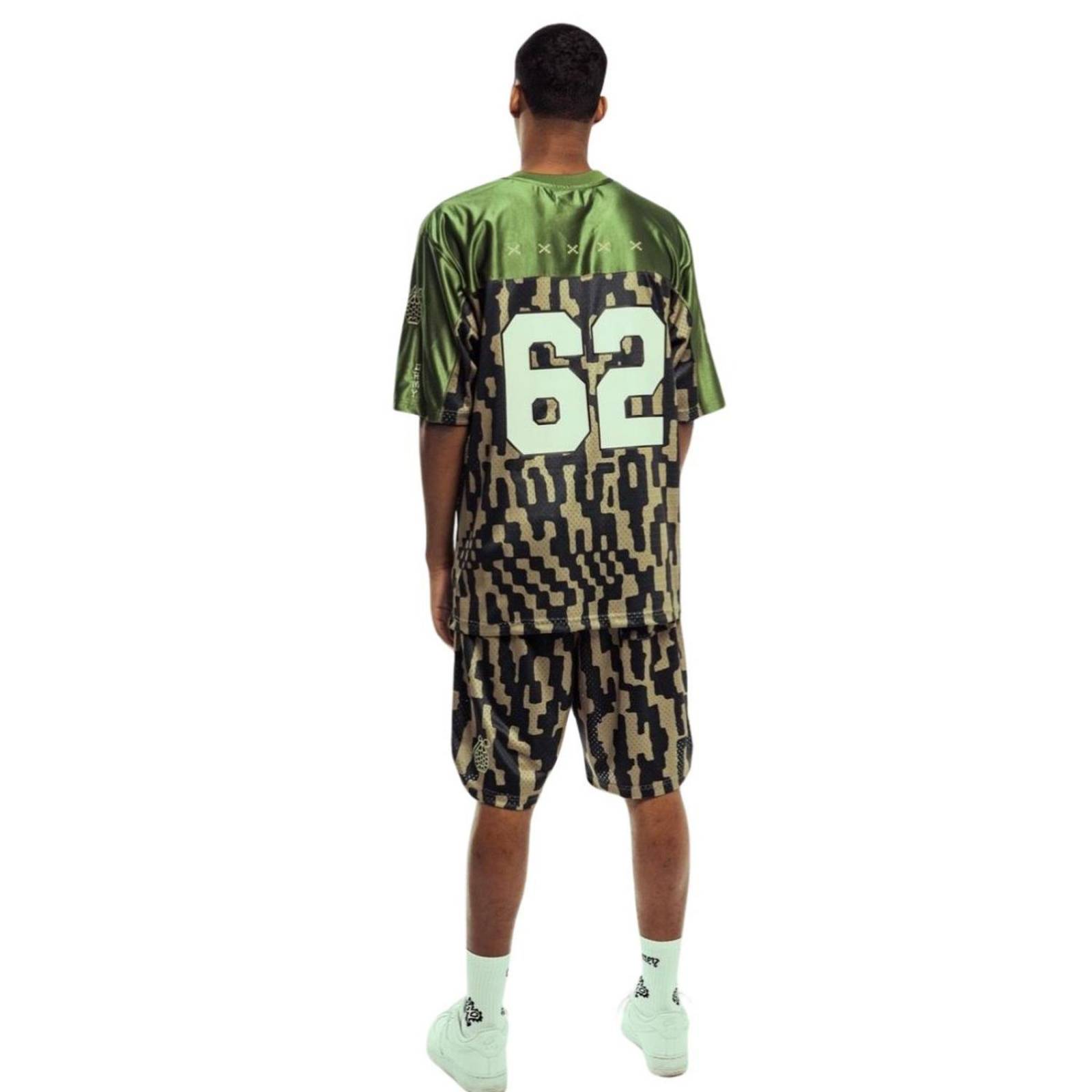 Camiseta Grimey Football Lucky Dragon Mesh Hombre 