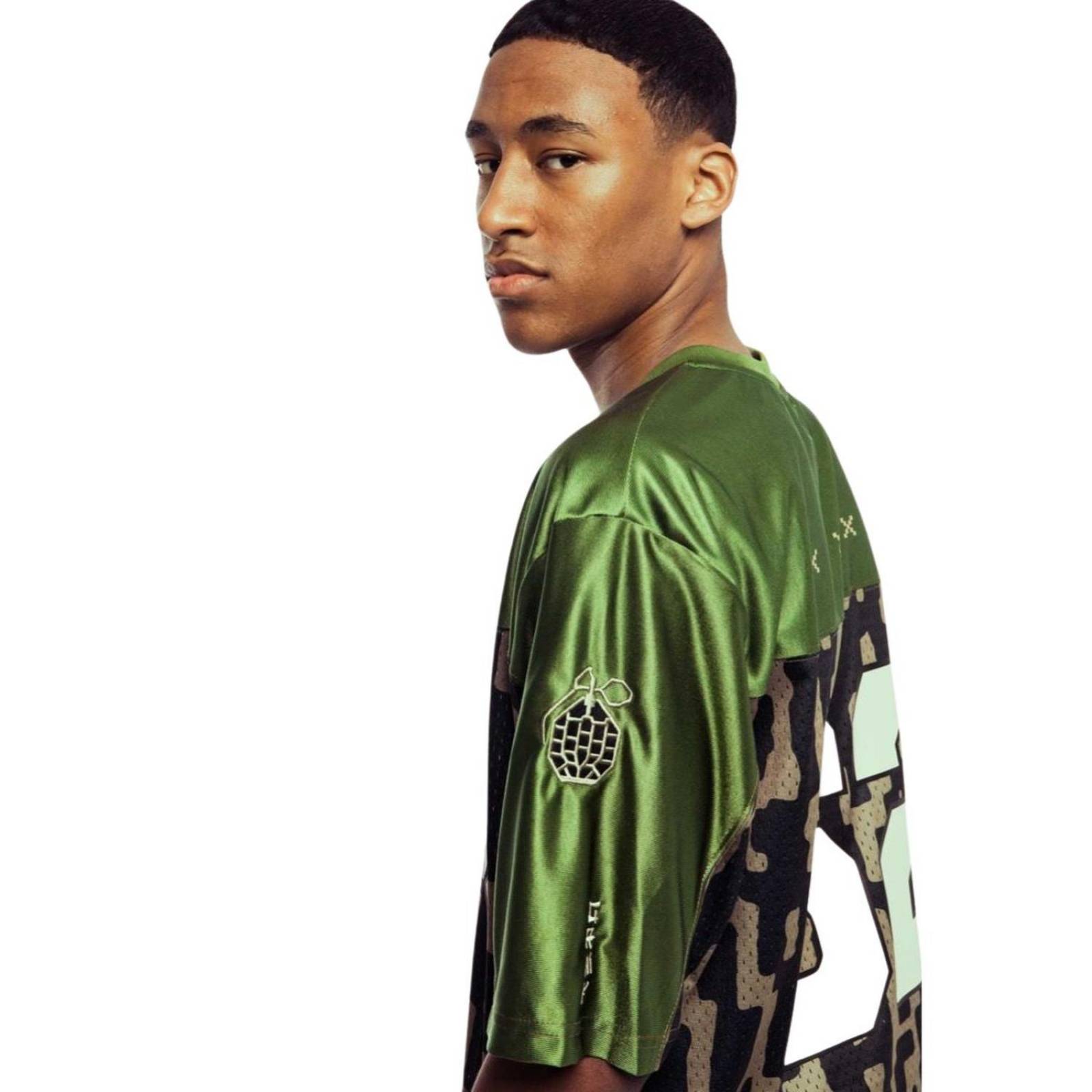 Camiseta Grimey Football Lucky Dragon Mesh Hombre 