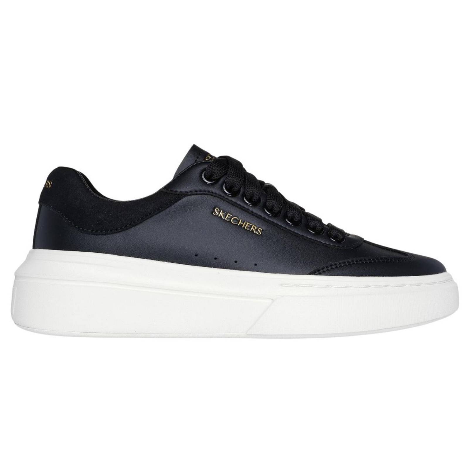 Tenis Skechers Court Classics 185060/BLK Mujer Casual 