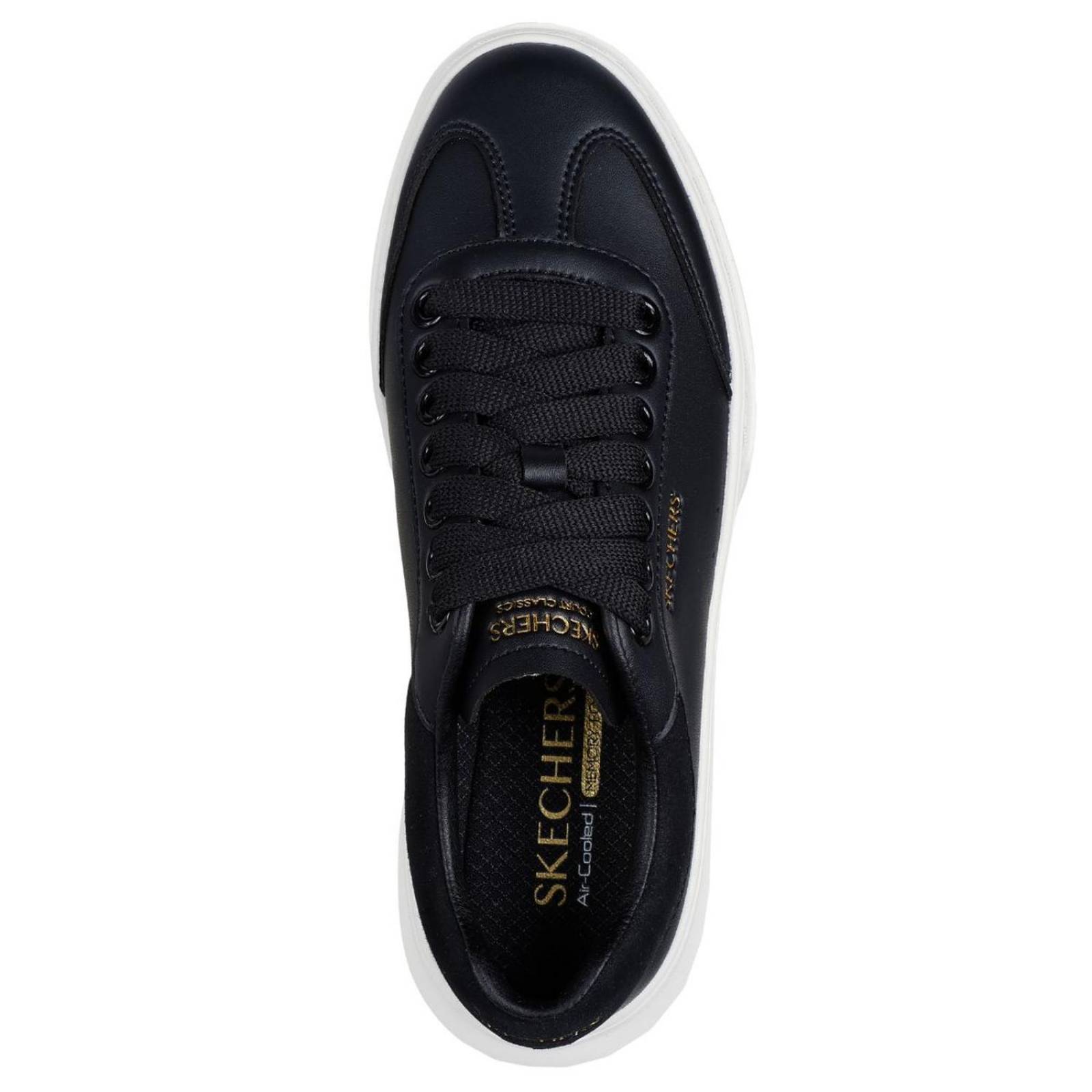 Tenis Skechers Court Classics 185060/BLK Mujer Casual 