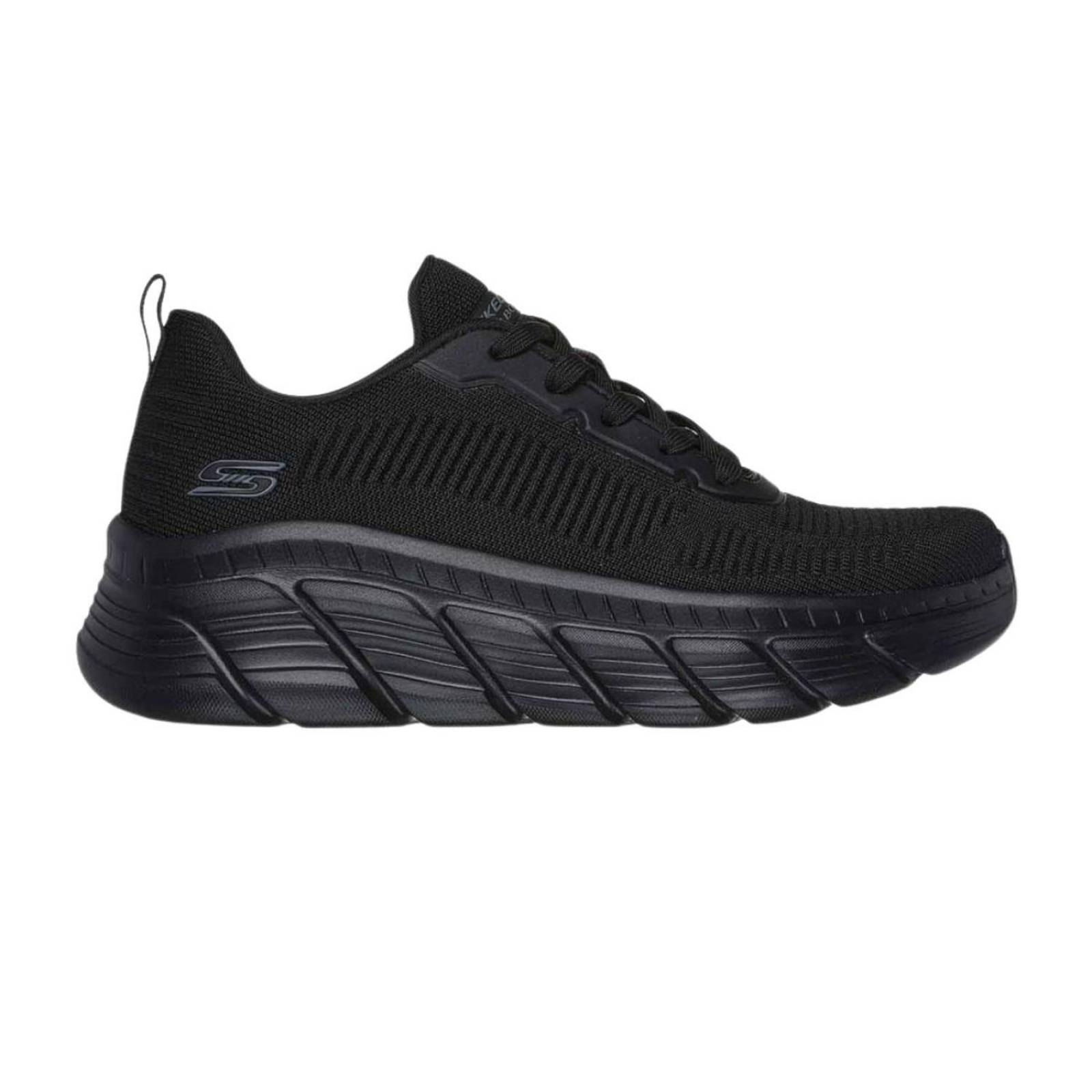 Tenis Skechers Bobs Flex 117385/BBK Mujer Sport 