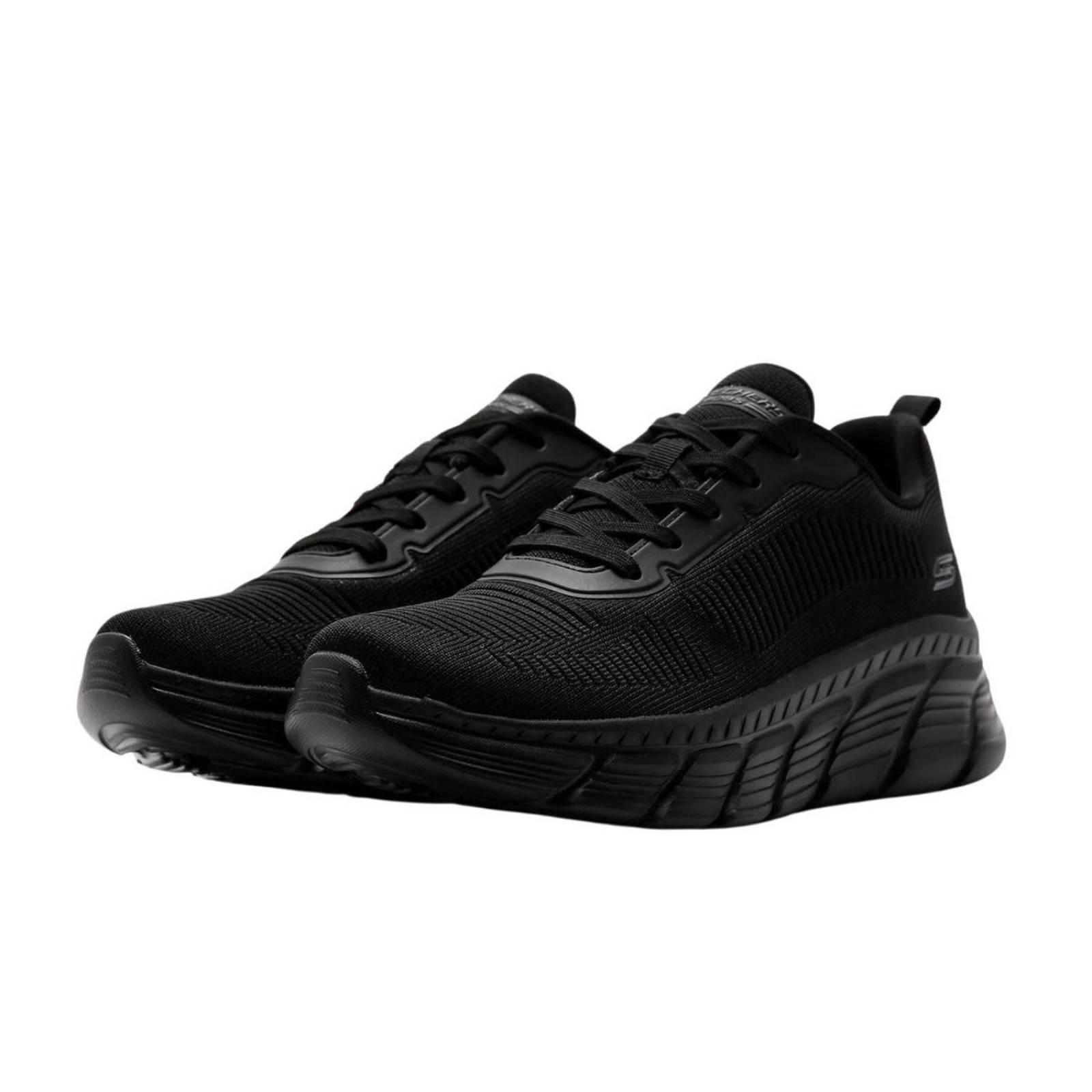 Tenis Skechers Bobs Flex 117385/BBK Mujer Sport 
