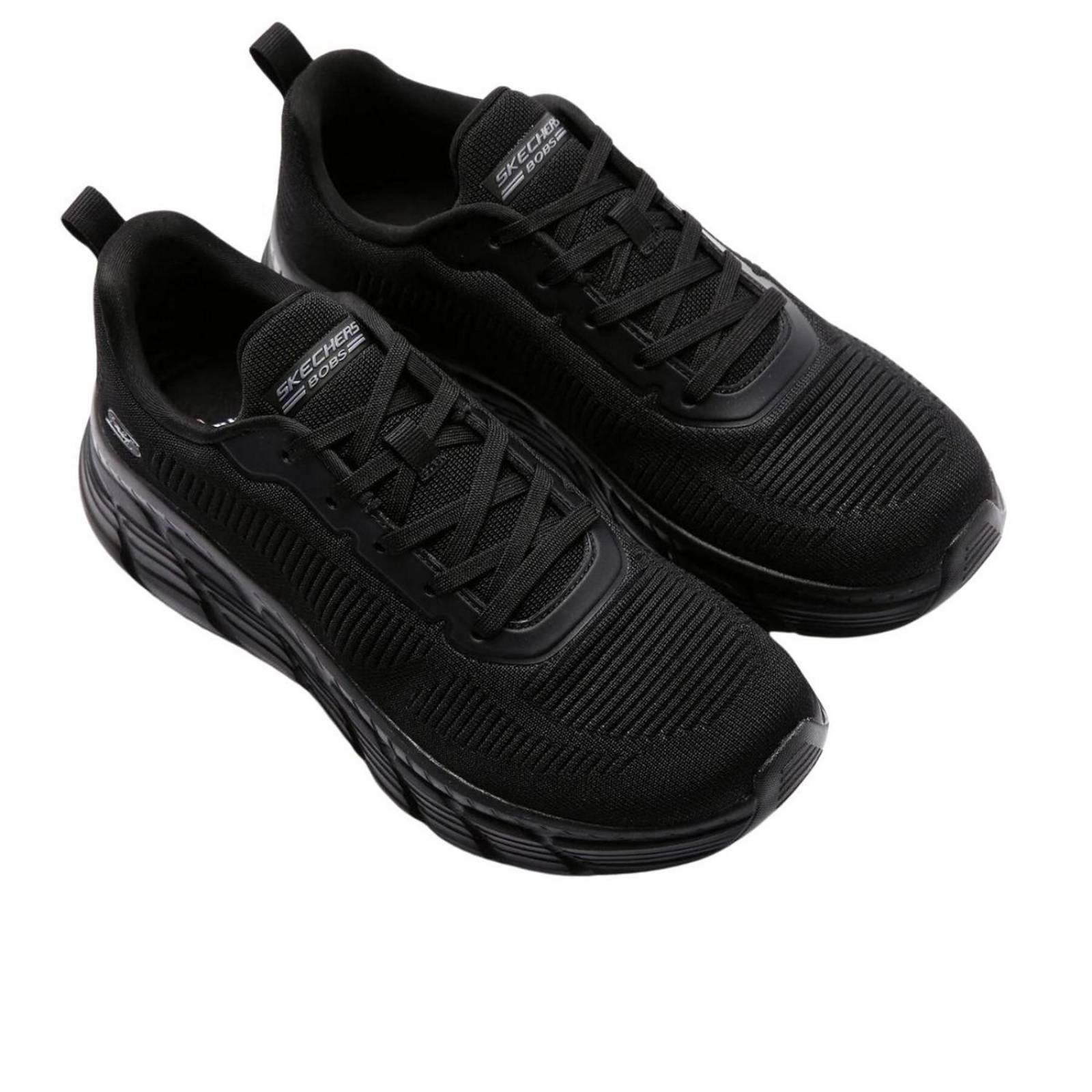 Tenis Skechers Bobs Flex 117385/BBK Mujer Sport 