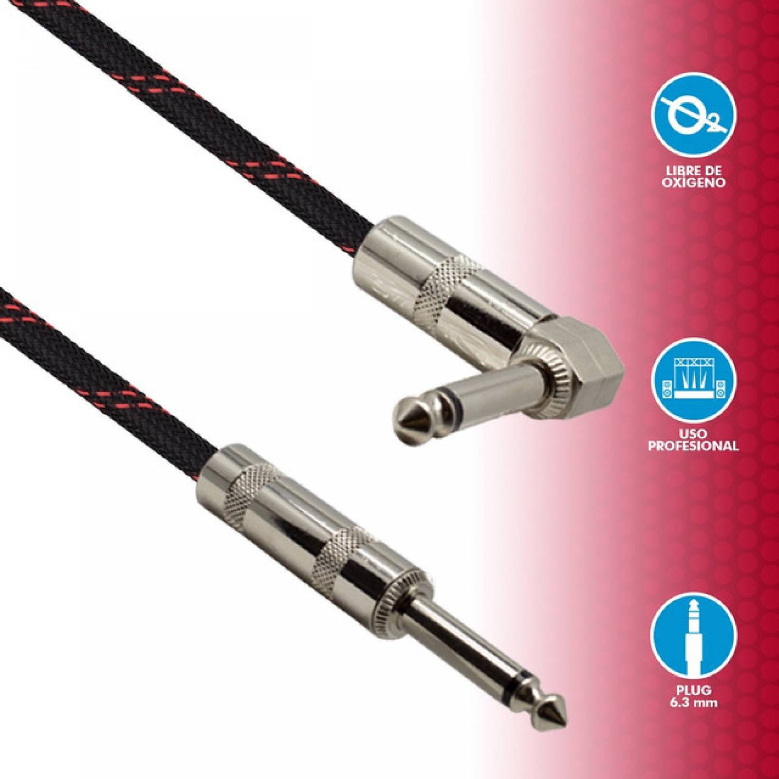 Cable Profesional Fussion Bc-302-30 De 6.3Mm 9 metros