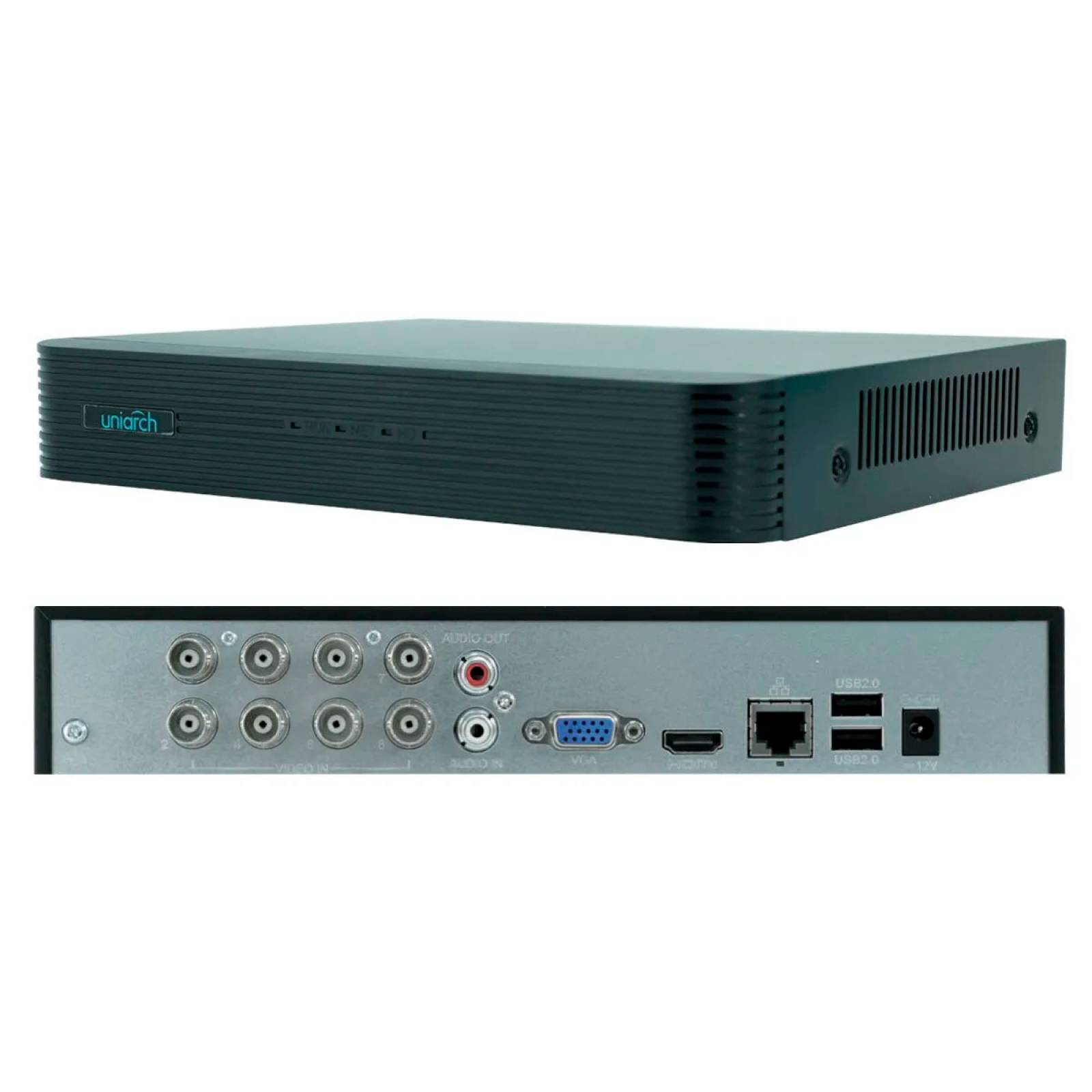 Dvr Pentahibrido 8ch 5MP Bnc+4ch Ip XVR-108G3 Uniarch