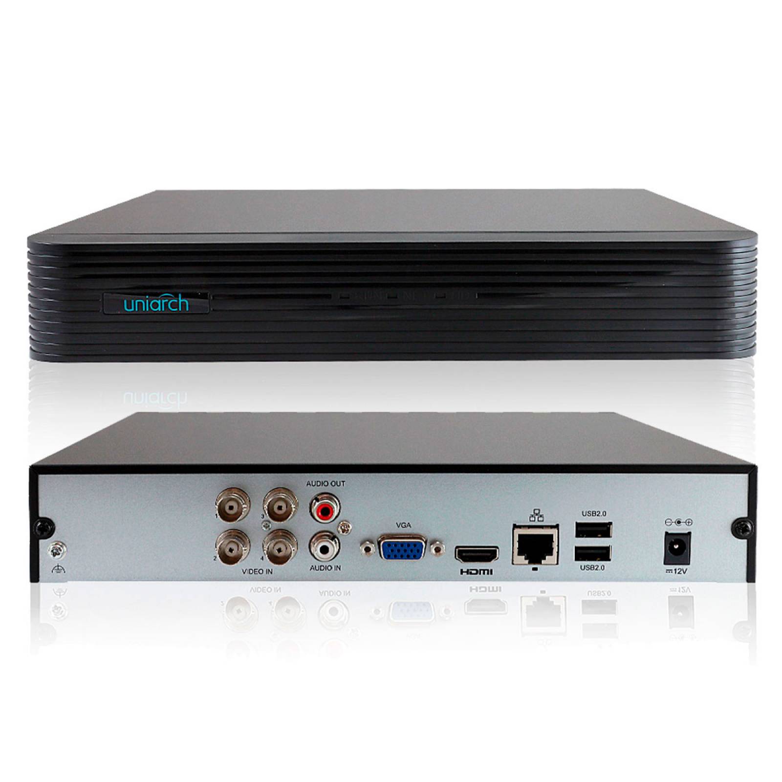 Dvr Pentahibrido 4MP 4ch Bnc + 2ch Ip XVR-104G2 Uniarch