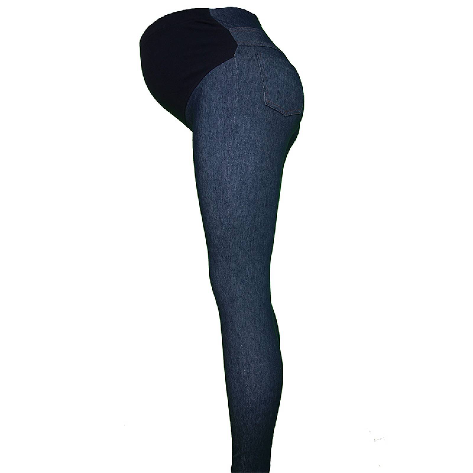 Pantalon Mayon leggins Marino tipo mezclilla Ropa de Maternidad Algodón/Elastano AMOR MÍO MATERNIDAD
