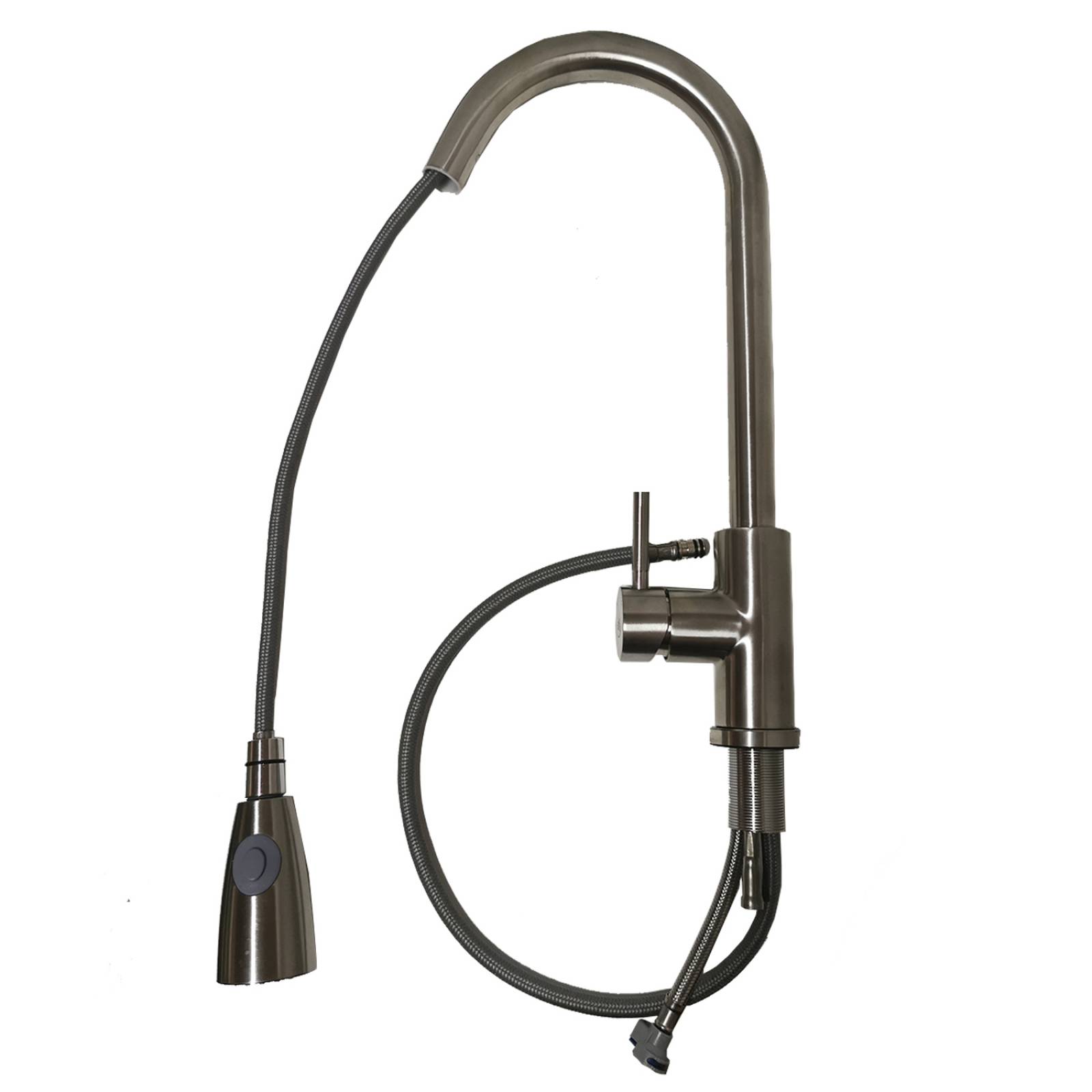 Llave Monomando Fregadero O Tarja Cocina Retráctil Alfa Acero Inoxida