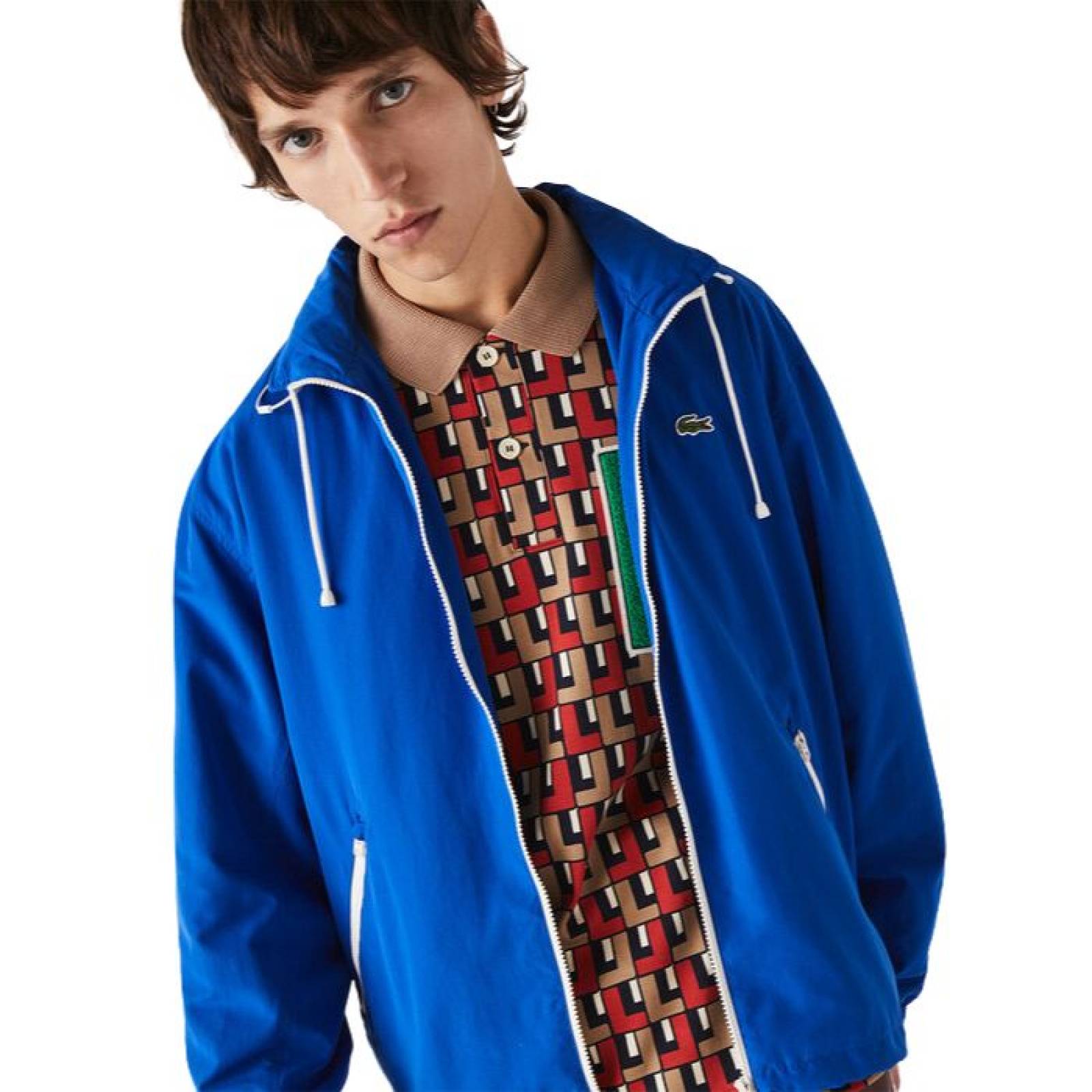 Lacoste rompevientos de hombre lekka impermeable con cremallera