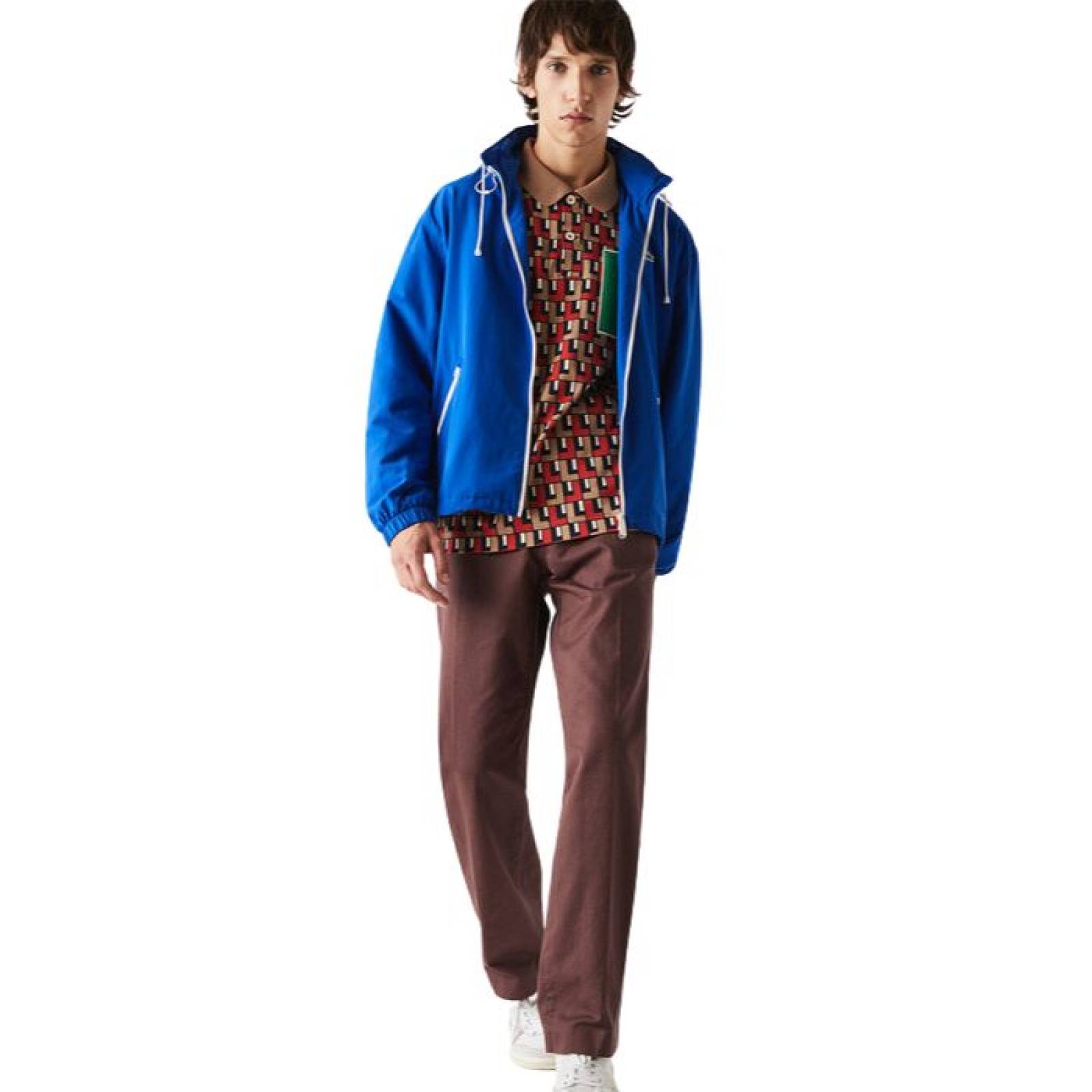 Lacoste rompevientos de hombre lekka impermeable con cremallera