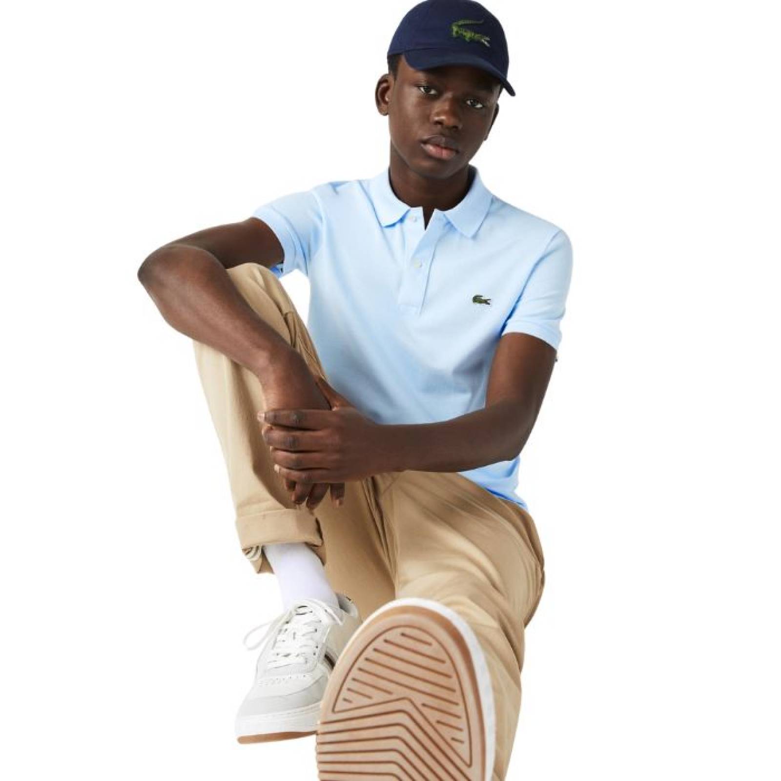 Polo de hombre Lacoste Slim Fit de punto fino