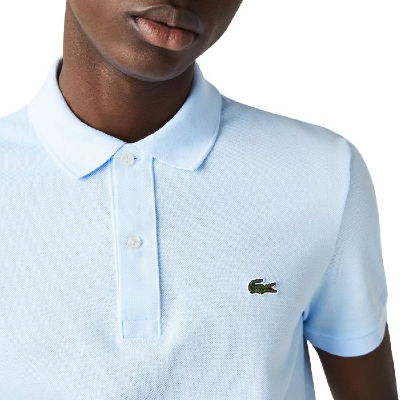 Polo de hombre Lacoste Slim Fit de punto fino
