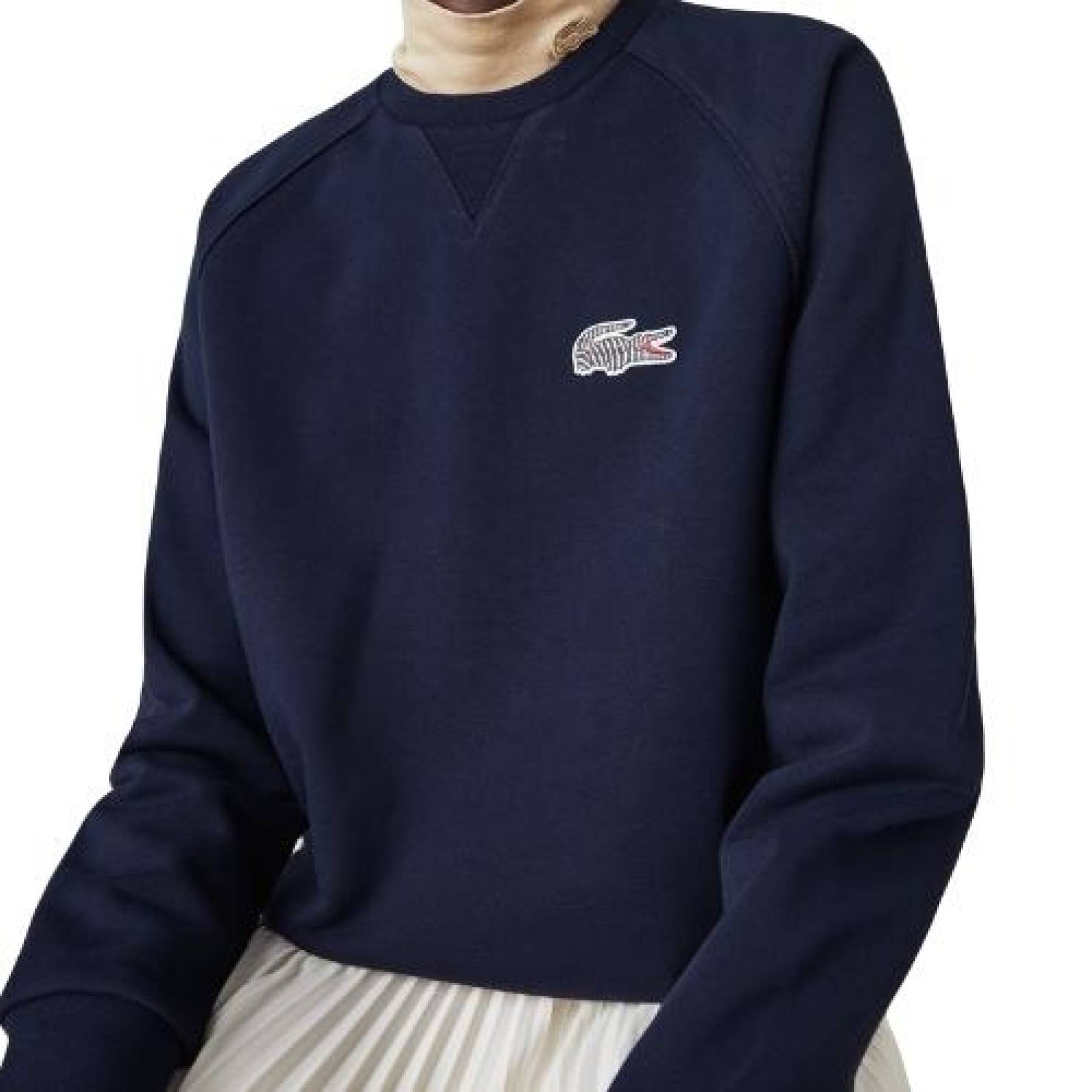 Sudadera Lacoste x National Geographic en felpa de algodón unisex