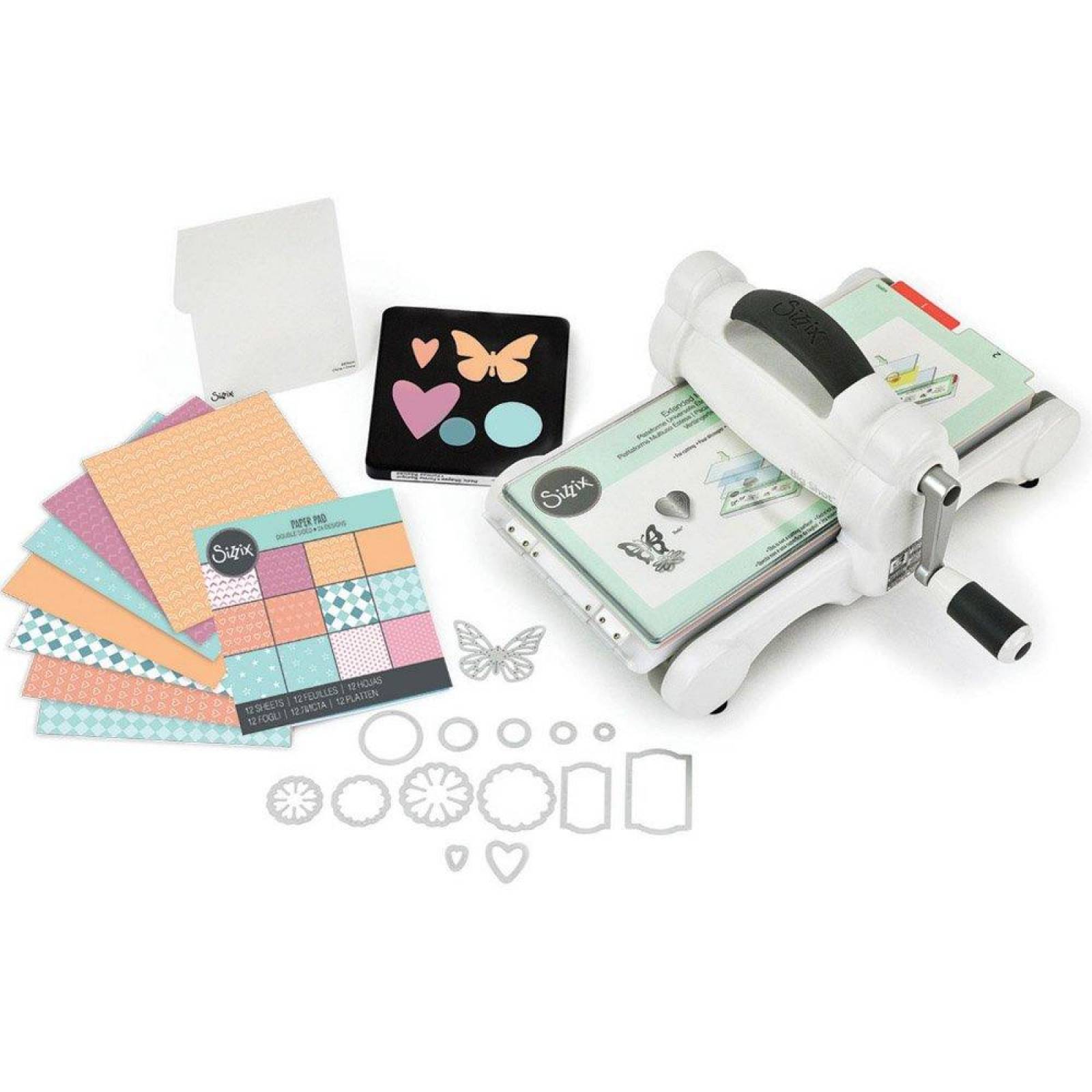 Kit de inicio Troqueladora y materiales para troquelado Sizzix 14 1 4