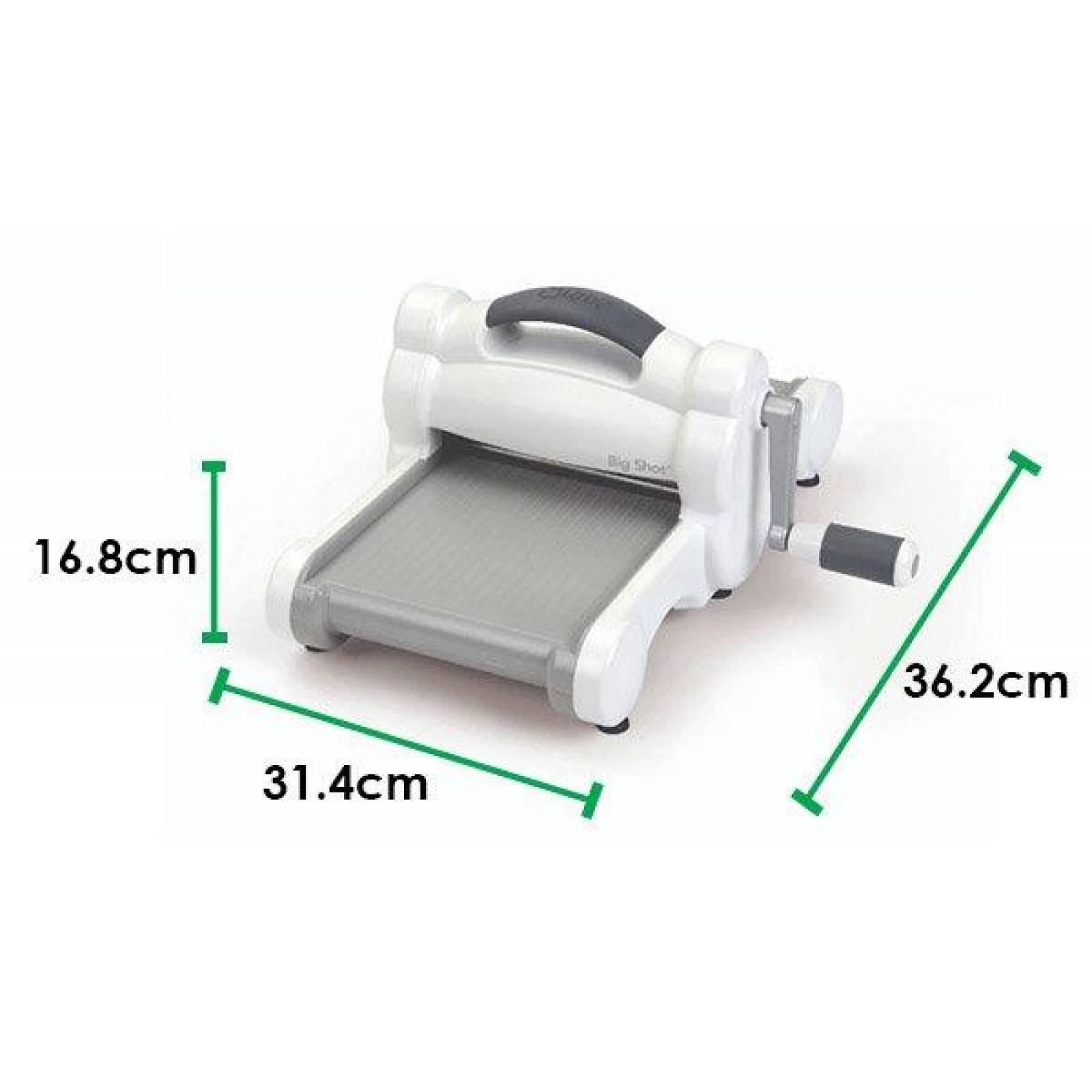 Troqueladora y cortadora para manualidades Sizzix Big Shot 14 1 4 con plataforma estandar