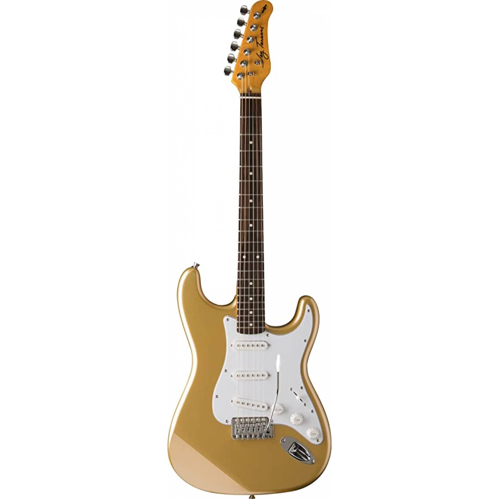 GUITARRA ELECTRICA STRATOCASTER DORADA JAY TURSER