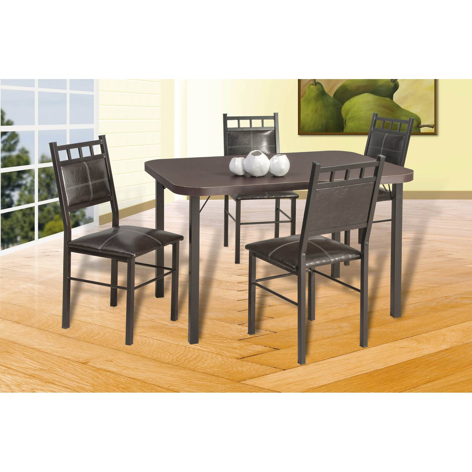 Comedor Puebla 4 Sillas Tubulares y Cubierta de Formica