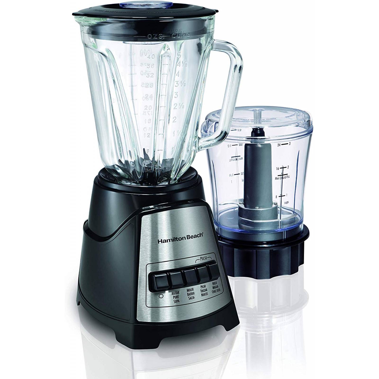 Licuadora 2 en 1 Procesador/Picador de Alimentos, 58149-MXR