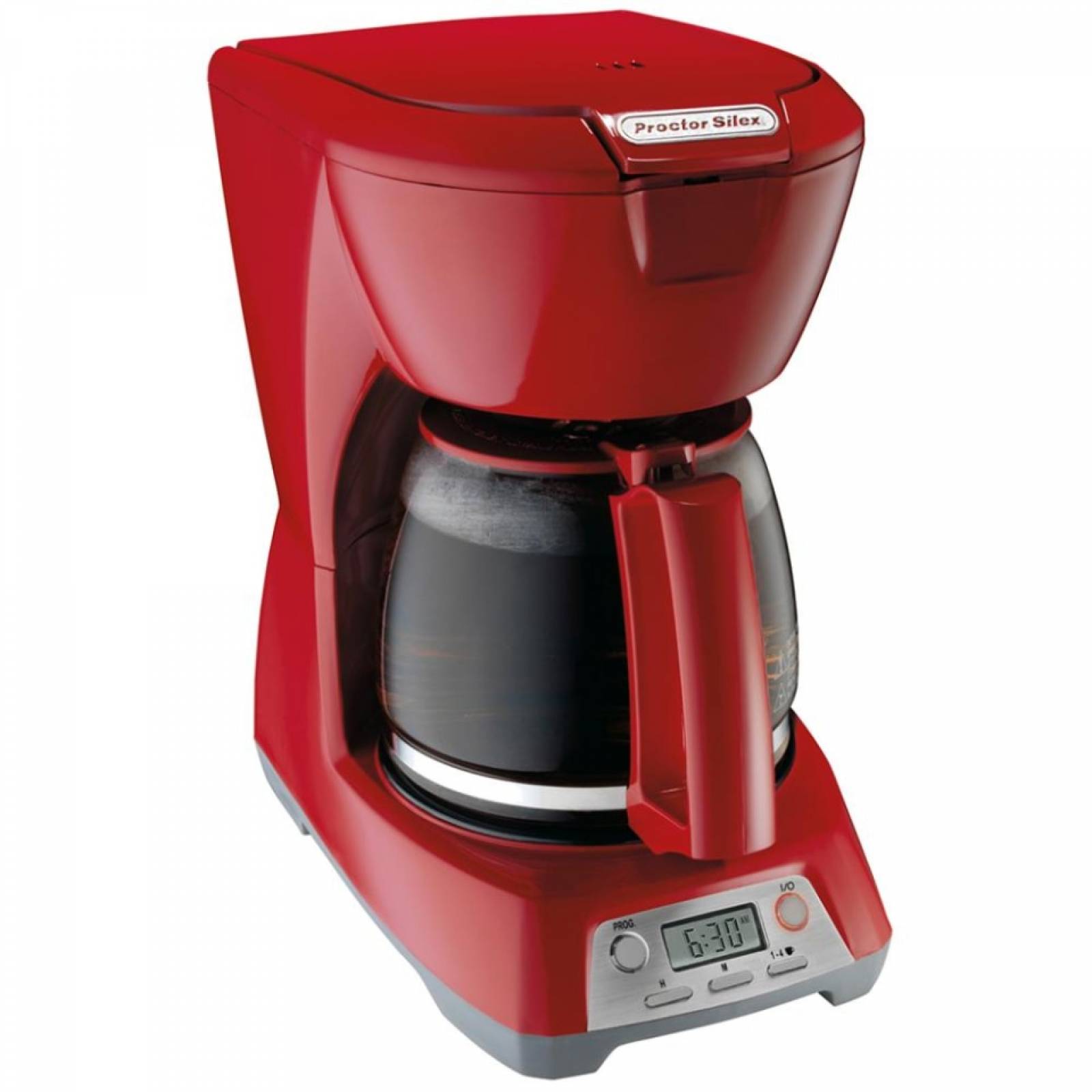 Cafetera Proctor Silex 12 Tazas Mod. 43673 Rojo