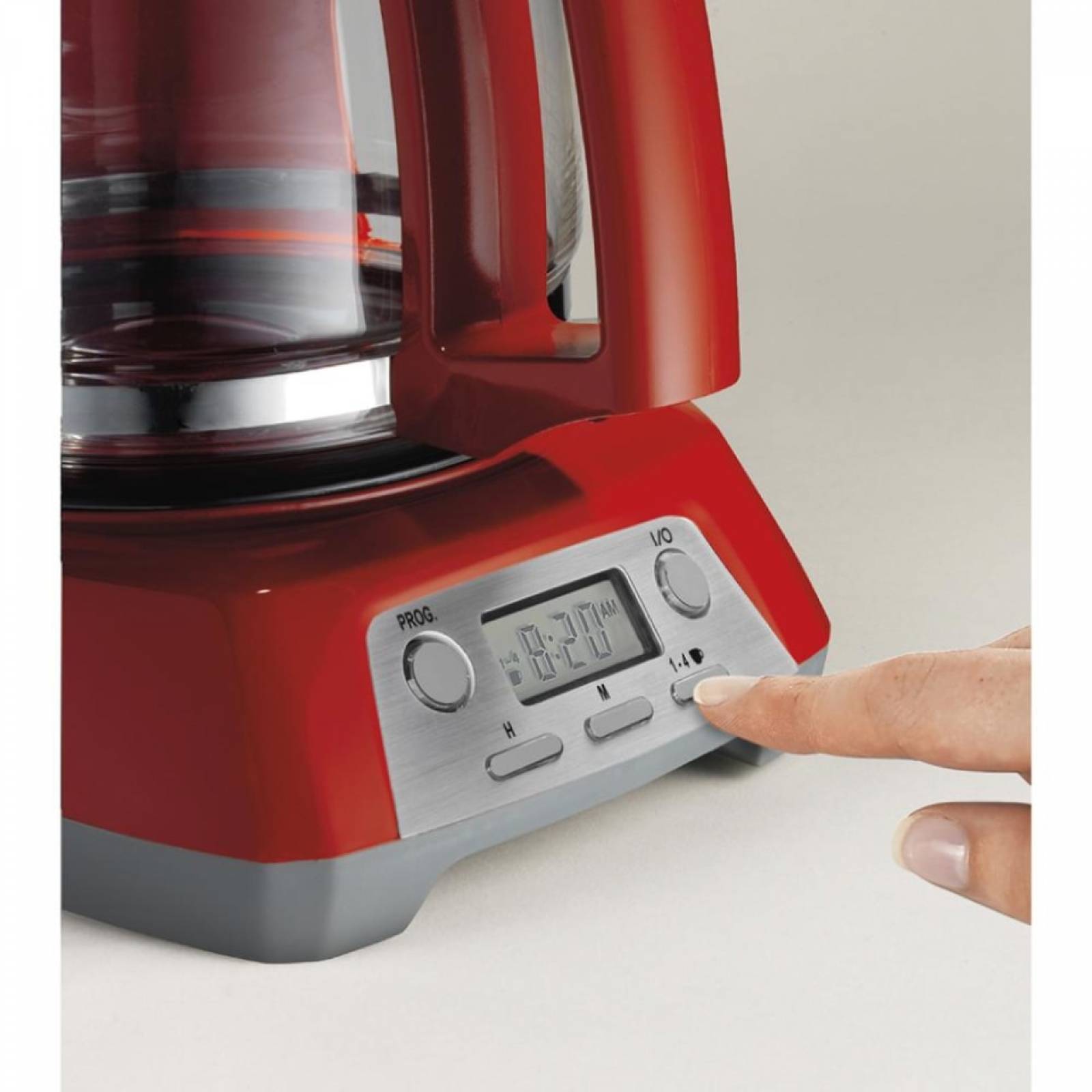 Cafetera Proctor Silex 12 Tazas Mod. 43673 Rojo