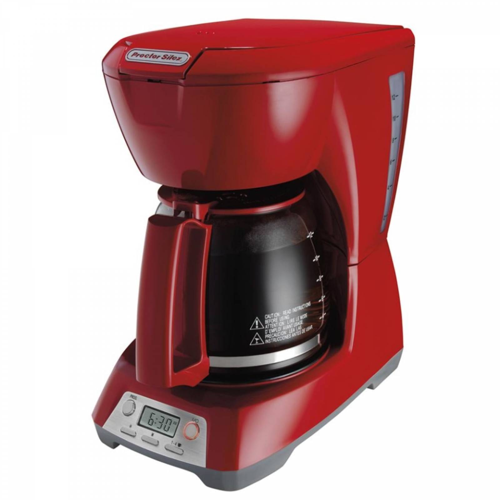 Cafetera Proctor Silex 12 Tazas Mod. 43673 Rojo