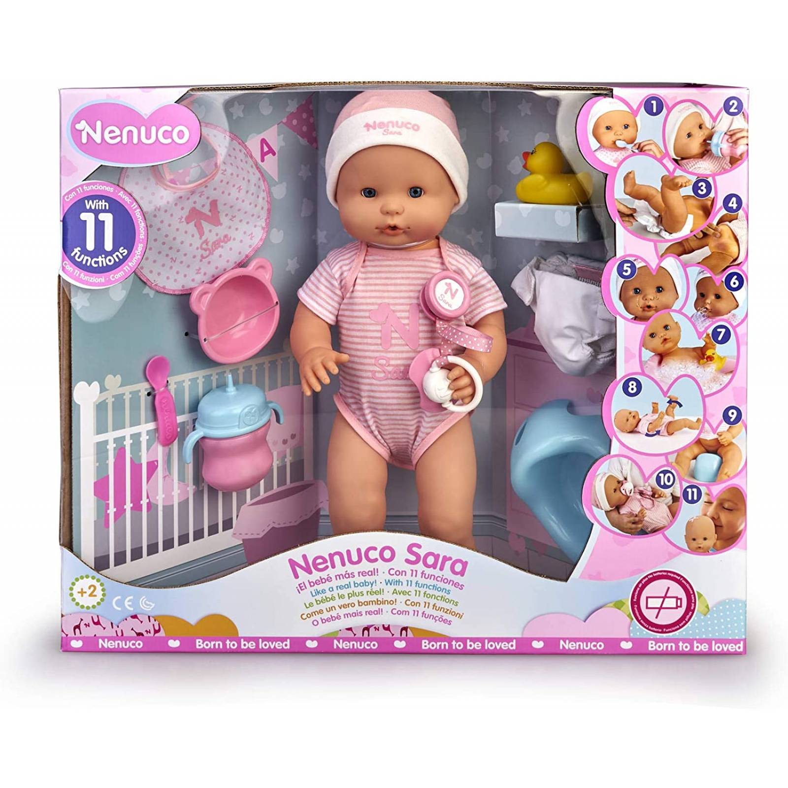 Muñeca bebe Nenuco Sara