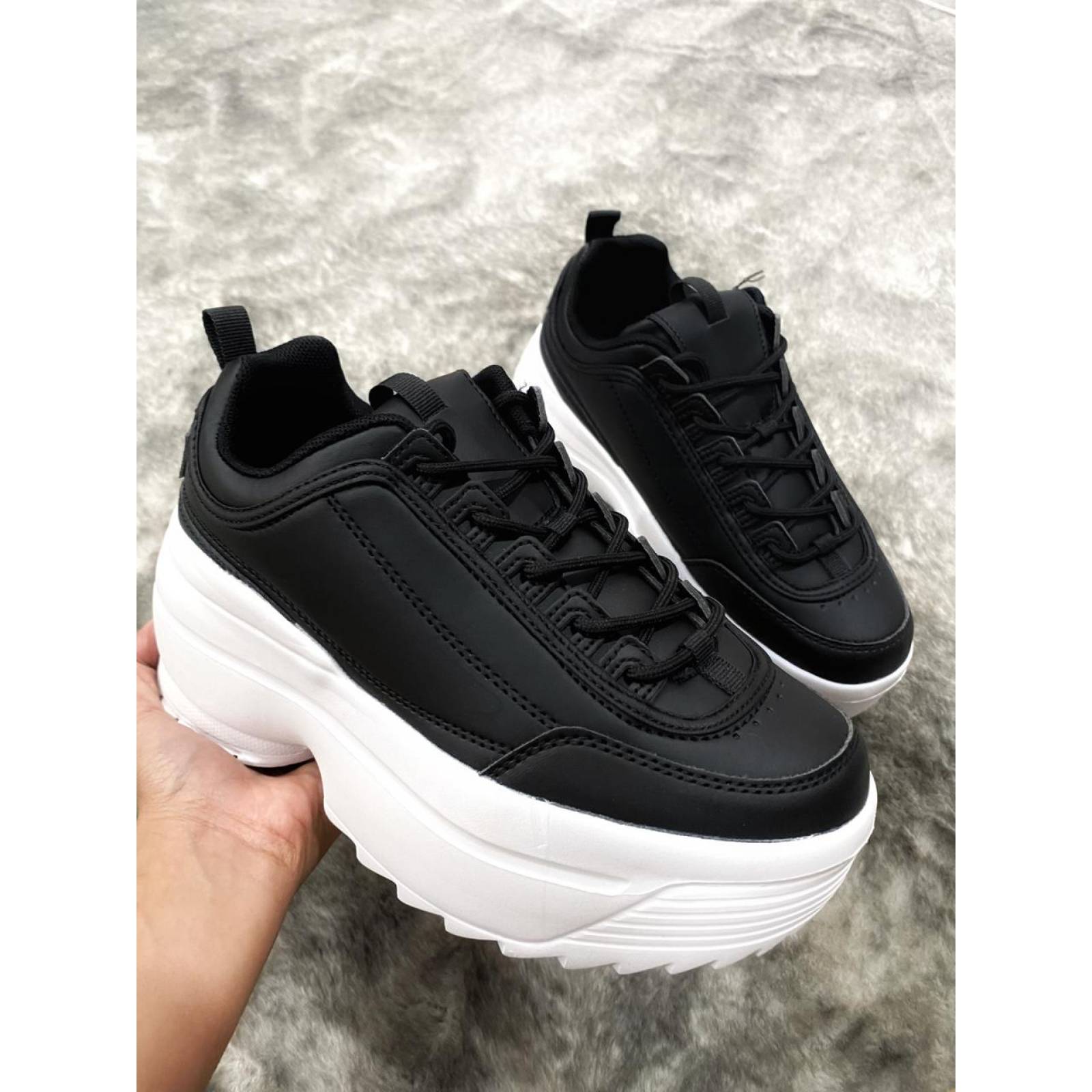 Tenis Sneakers Casual para Dama Hanna MX Kate Black