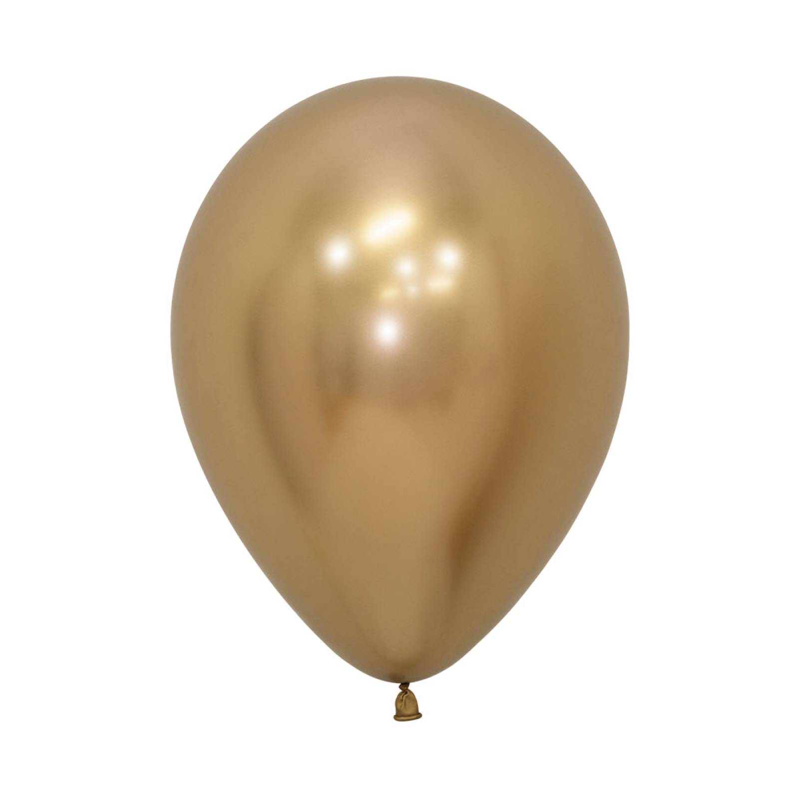 Globo Metálico Dorado Del Numero 9 Para Decoración ( 50pz )