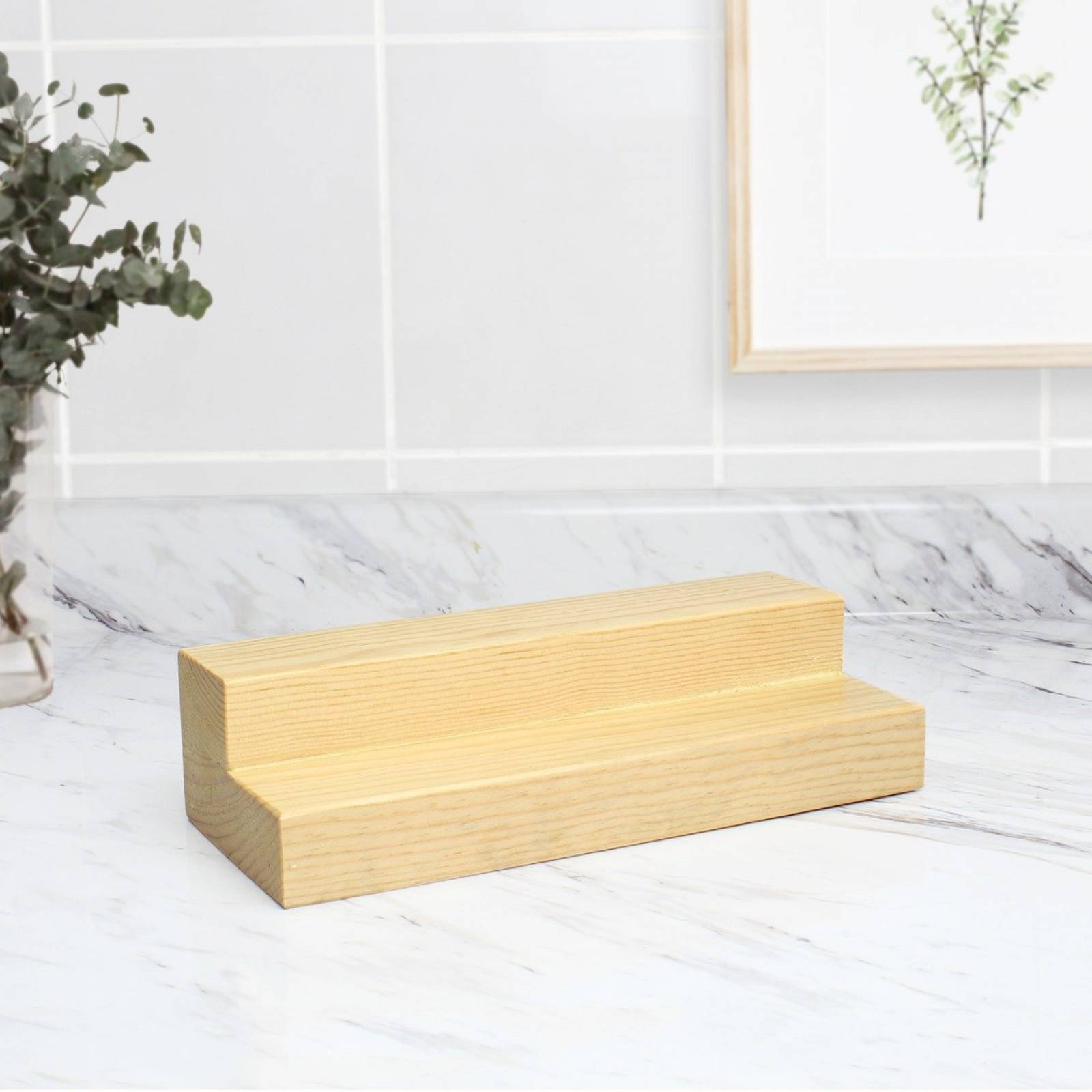 Base Repisa Escalonada Organizador Especiero de Madera Multiusos