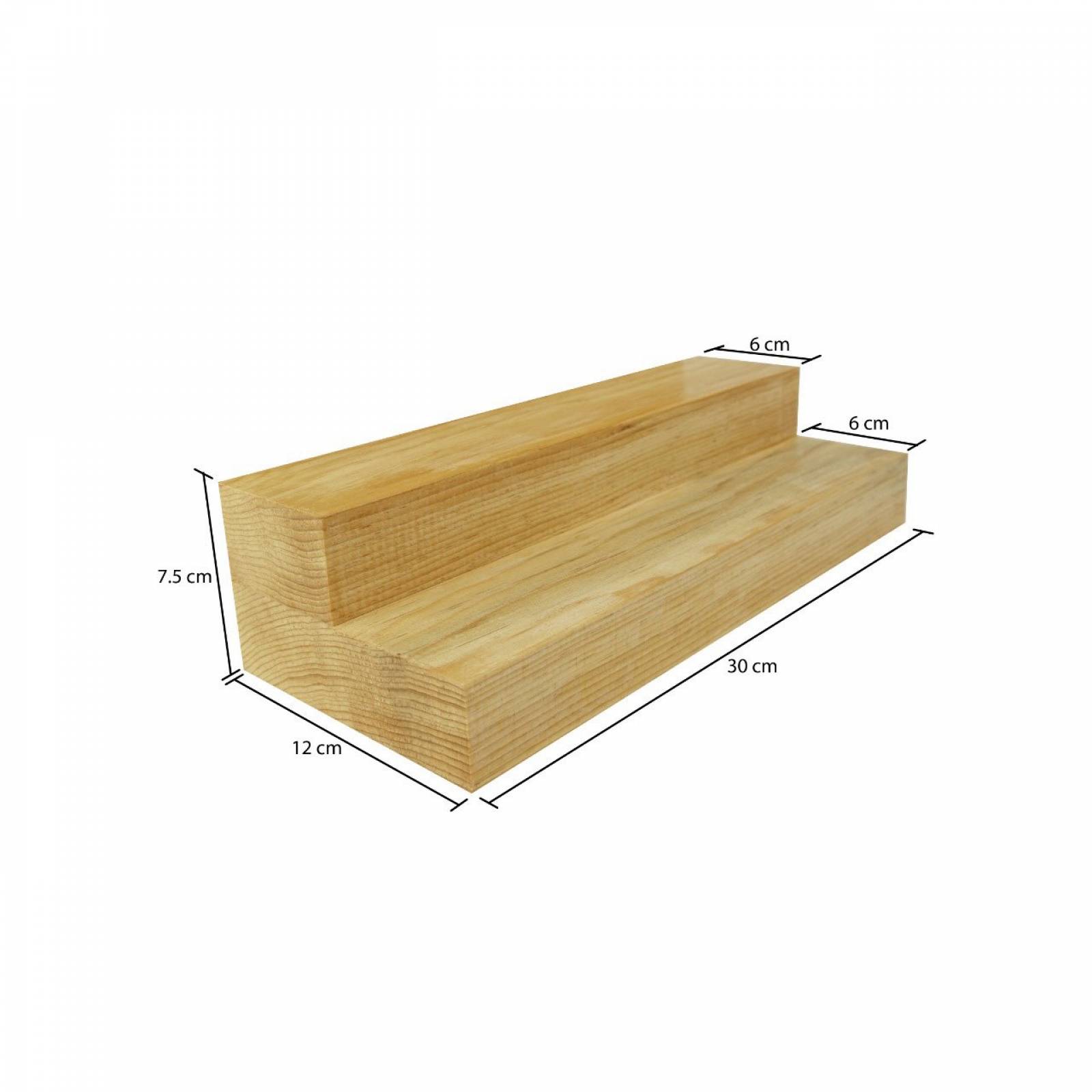 Base Repisa Escalonada Organizador Especiero de Madera Multiusos