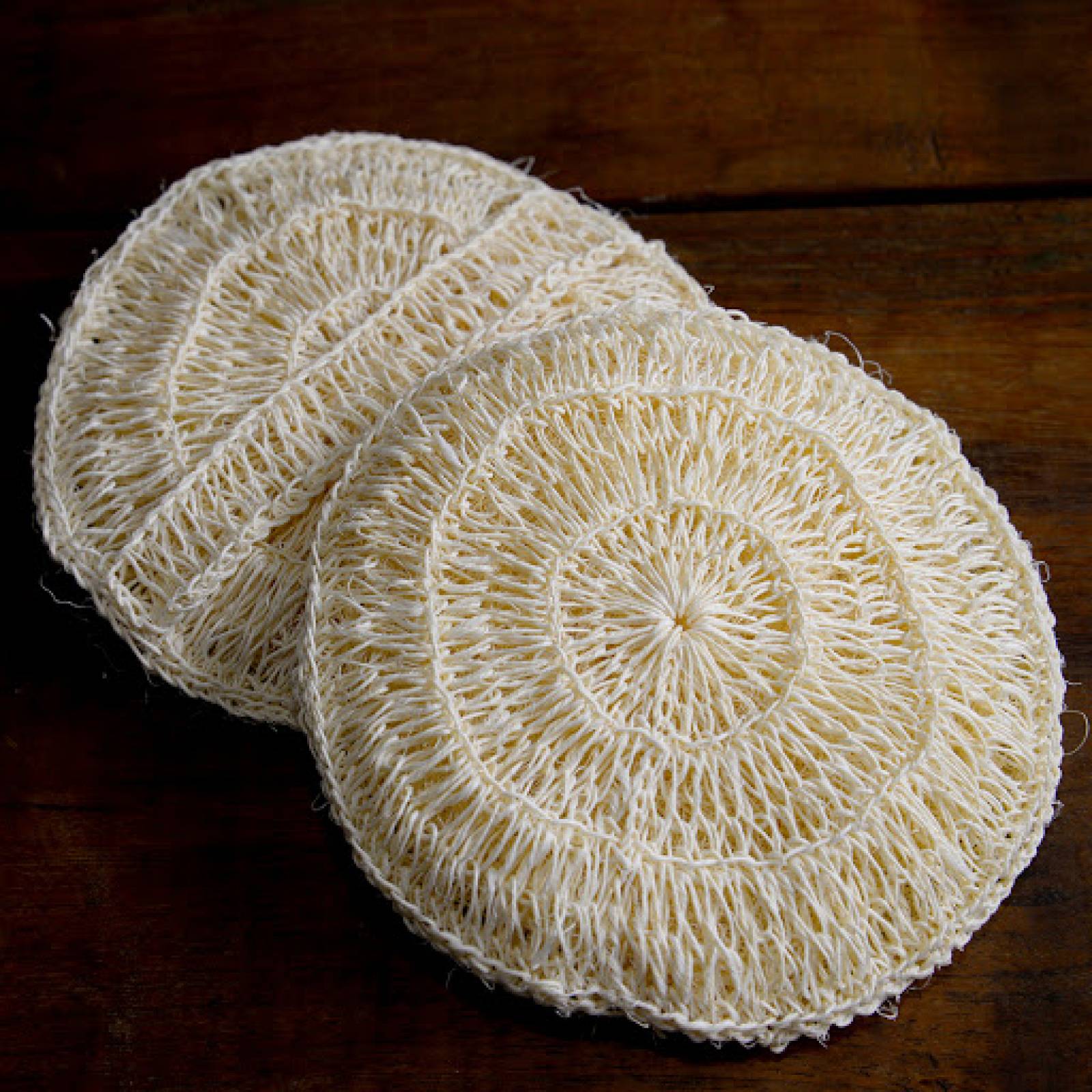 Esponja Natural de Ixtle Artesanal para Baño corporal y Facial Exfoliante