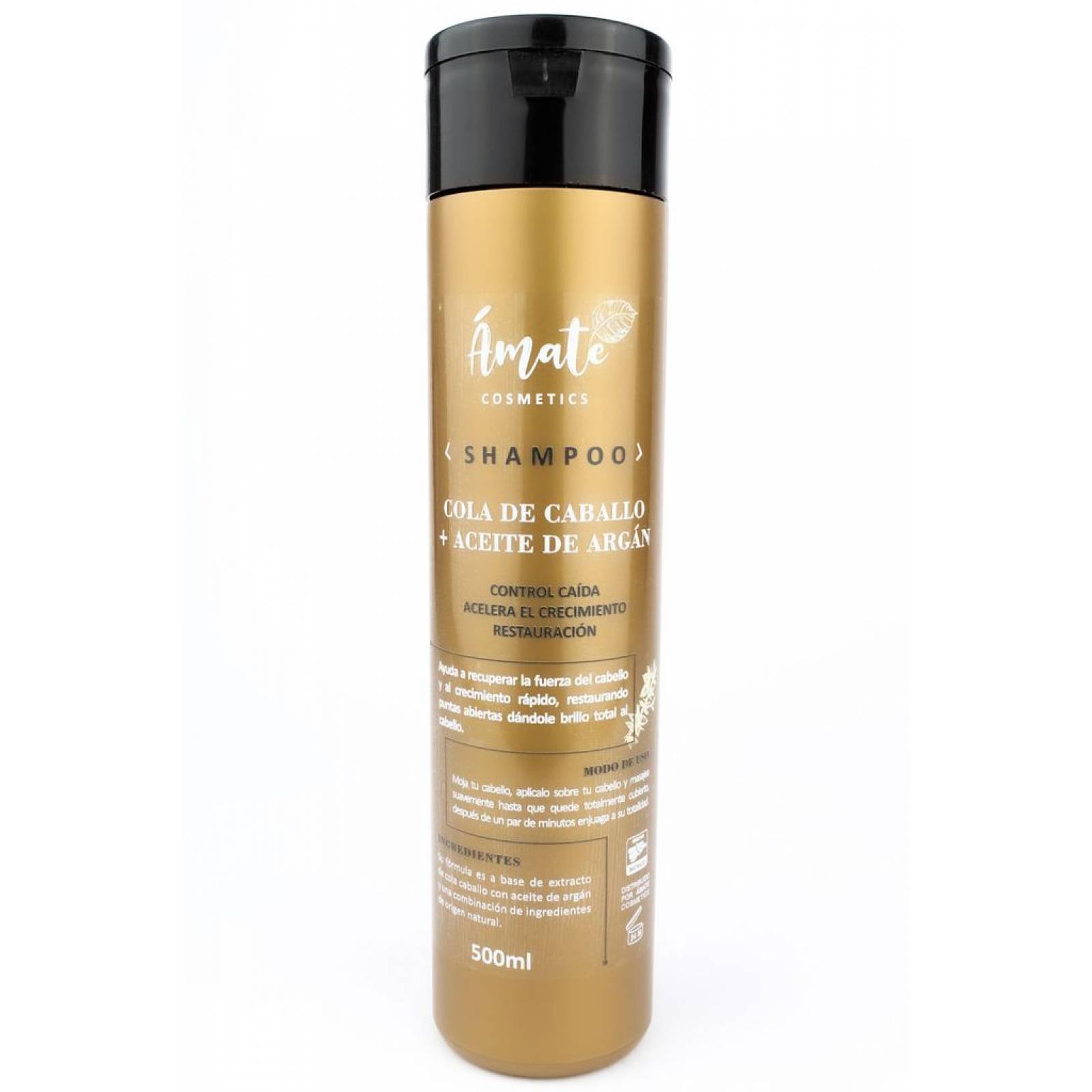 Shampoo Cola de Caballo + Aceite de Argán Control Caida, Crecimiento y Restauracion