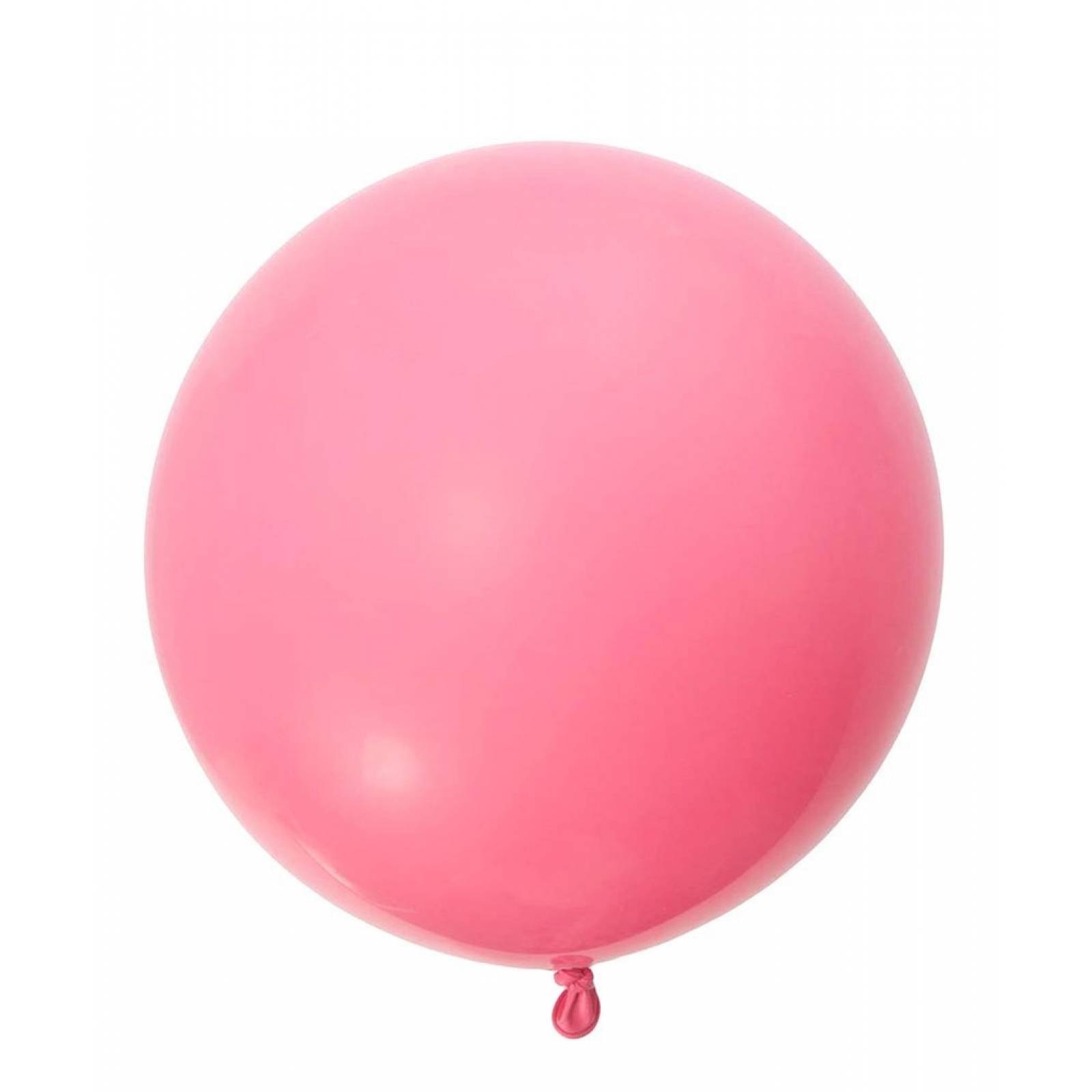 3 Globos Gigantes Esféricos Numero 24 Color Rosa Pastel Payaso