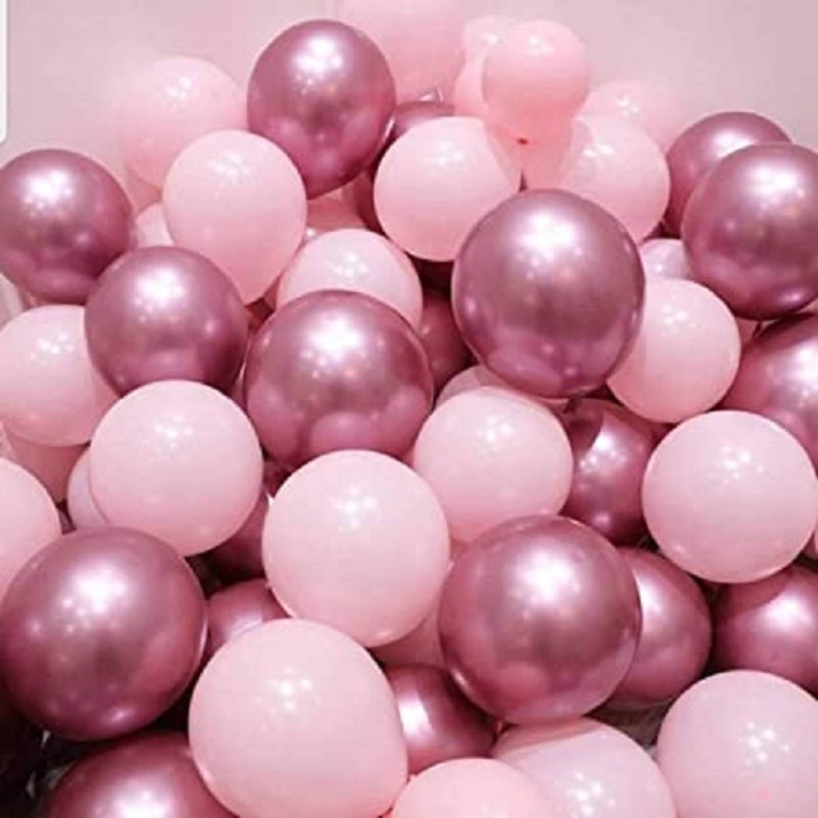 Globo Rosa Pastel Del Numero 9 Para Decoración ( 50pz )