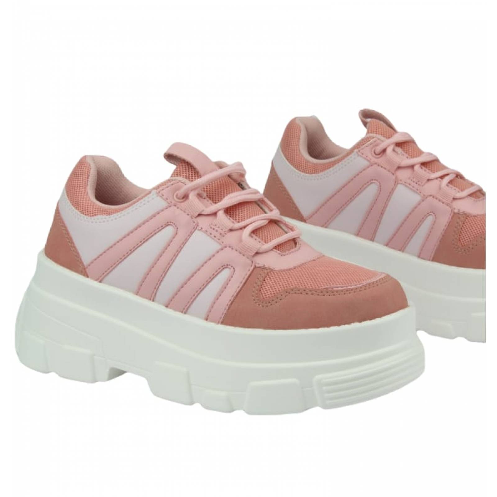 Tenis Sneakers Casual para Dama Hanna MX Mia Pink