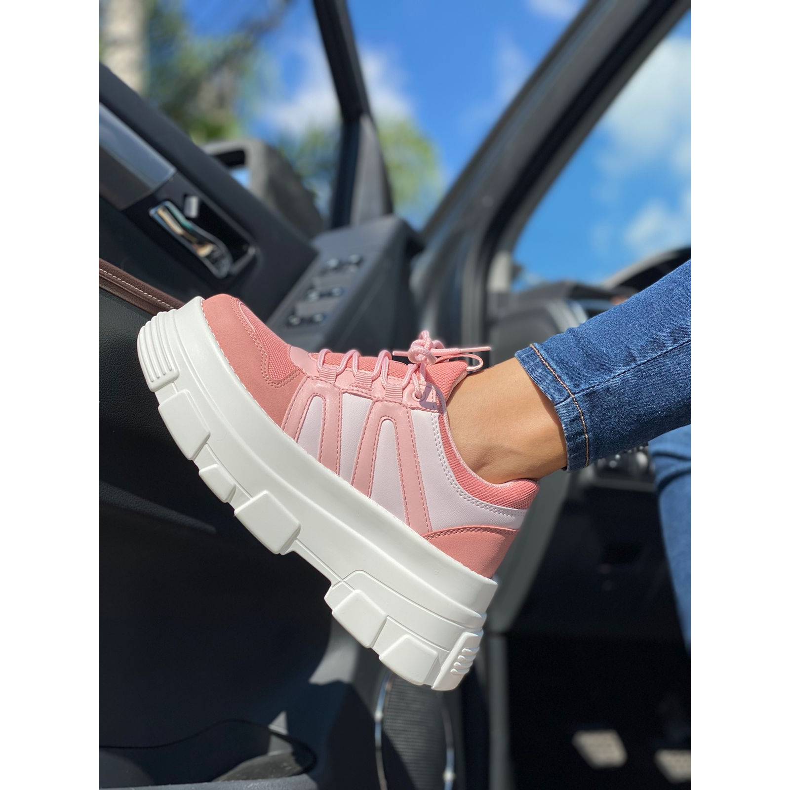 Tenis Sneakers Casual para Dama Hanna MX Mia Pink