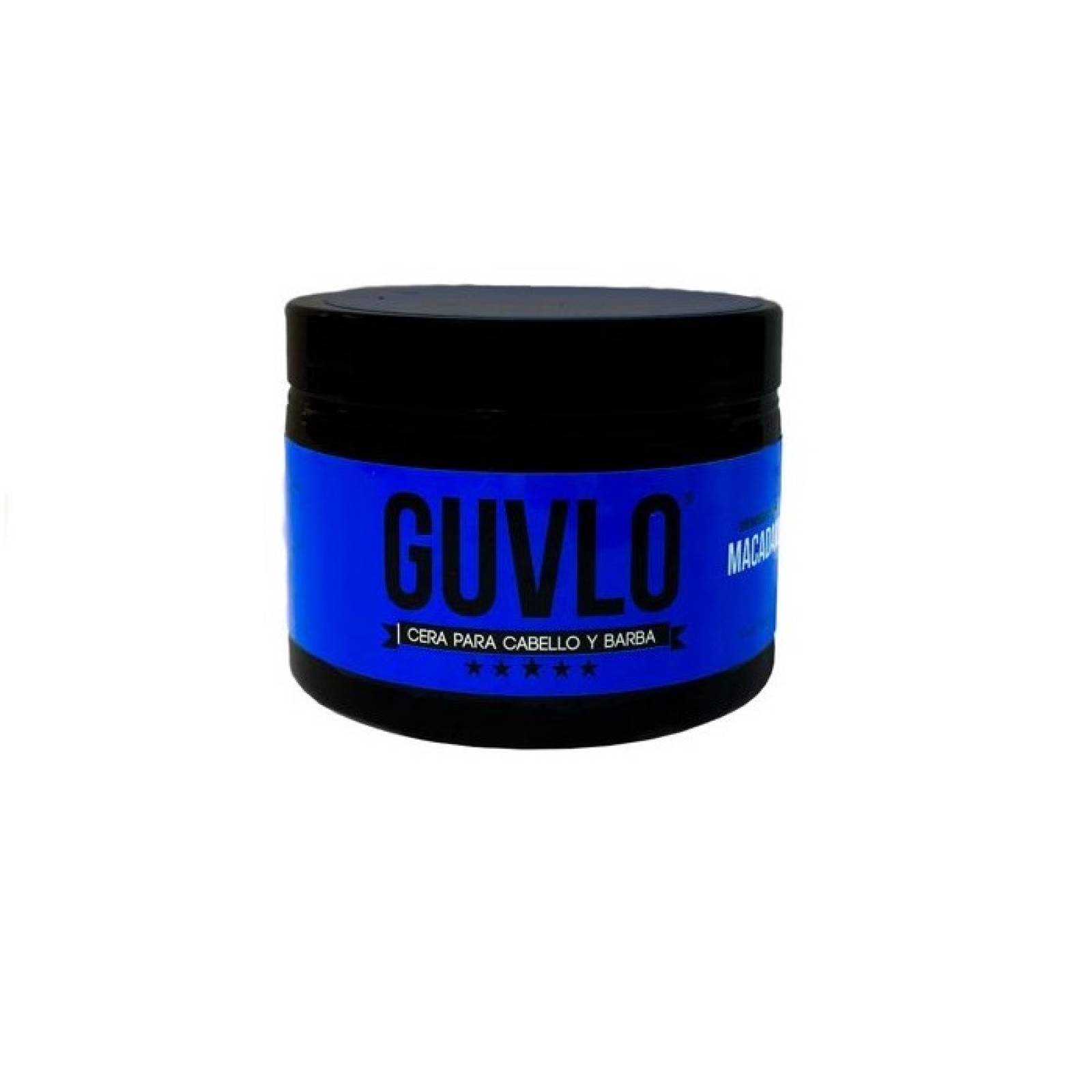 Cera Para Hombre Guvlo, Cabello Barba Y Bigote 150 Gr Macadamia